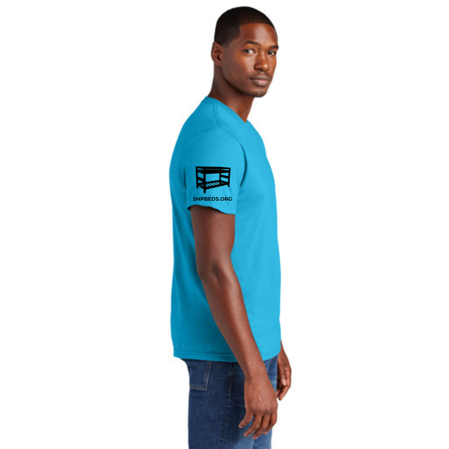 STAFF T-Shirt w/ Chapter Name (LIGHT TURQUOISE) - Black or White Logo