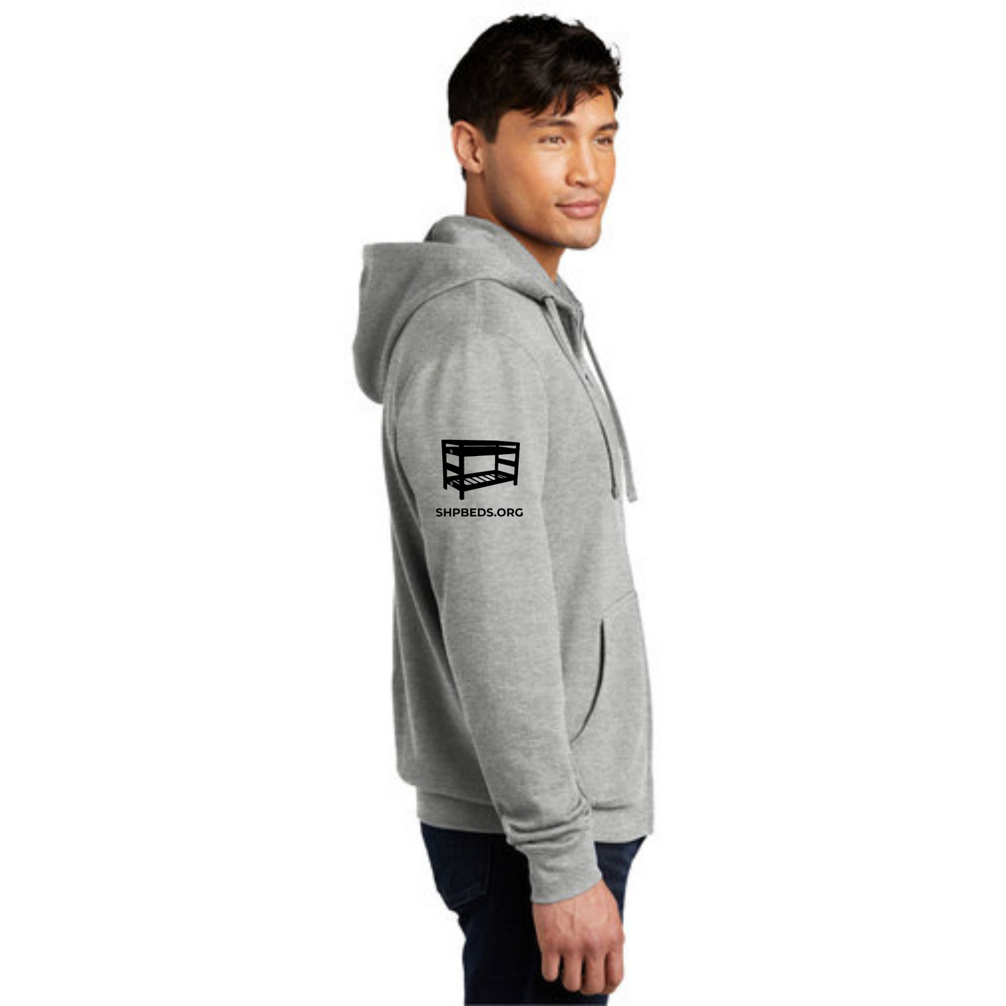 Official SHP Zip Hoodie - (Heather Grey)