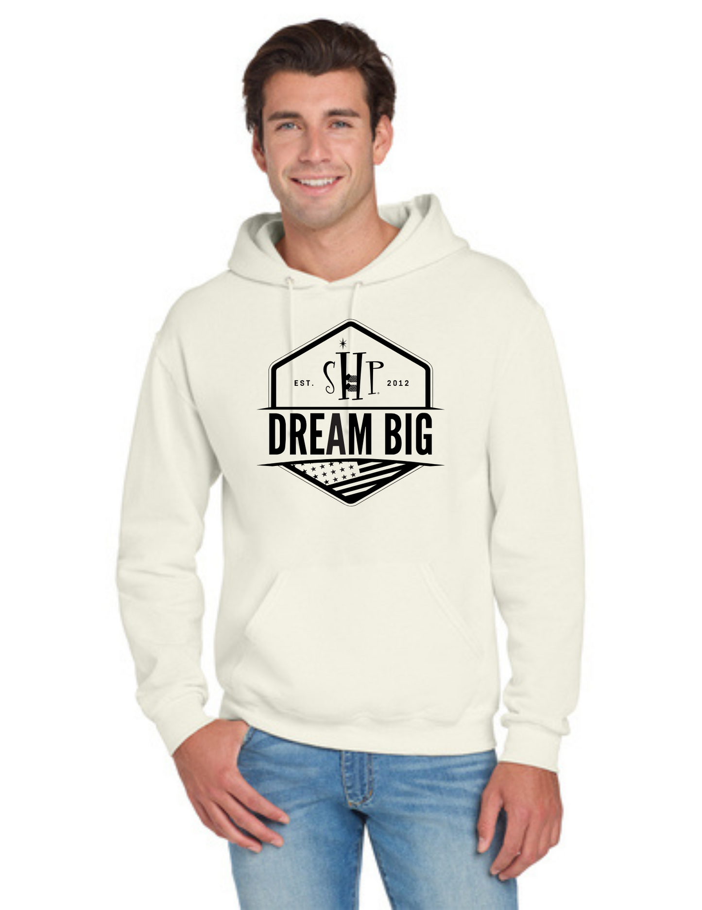 Graphic - ADULT Hoodie (ALL COLORS) - "DREAM BIG FLAG"