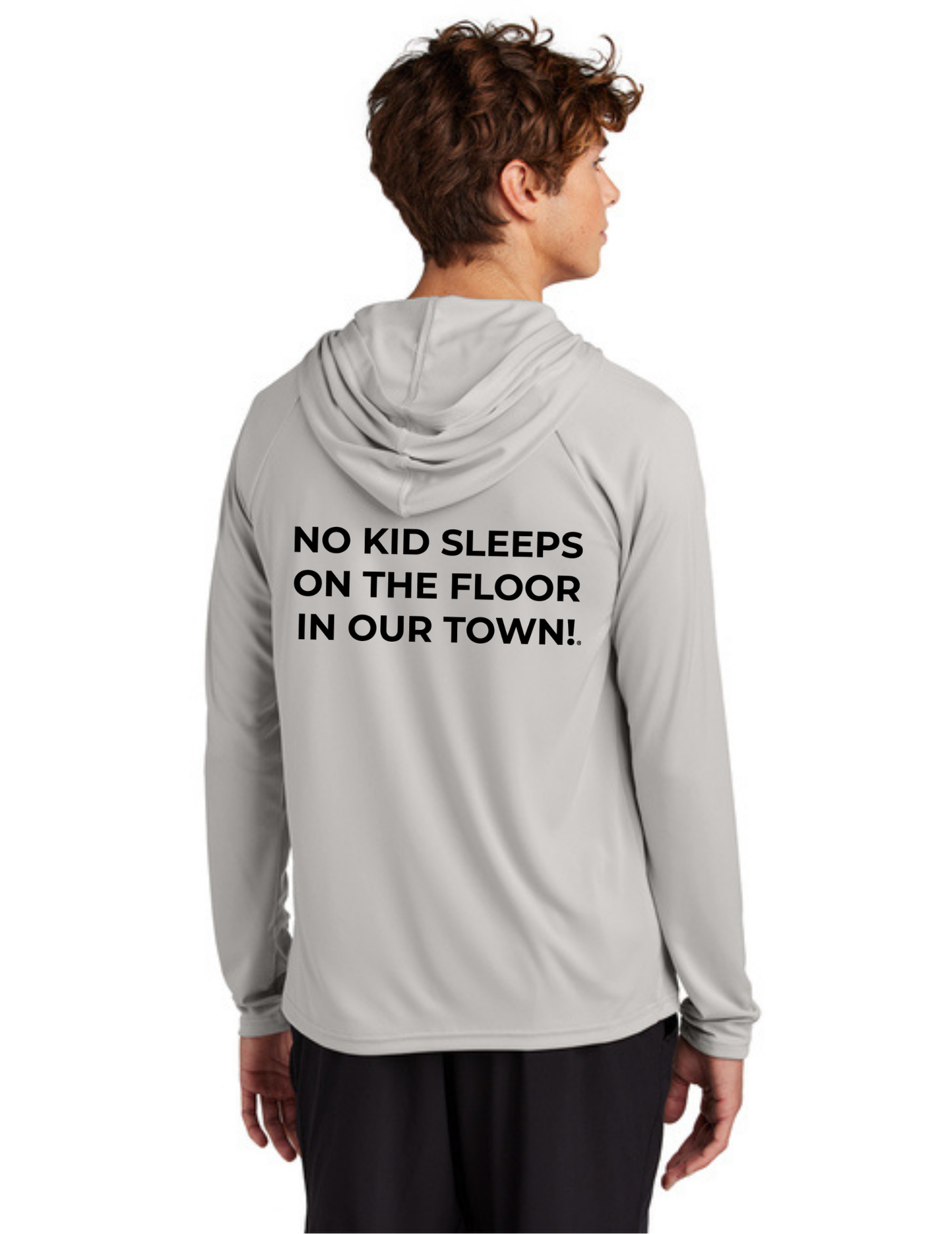 LEGACY - Hooded Performance UV Pullover (SILVER) - "SHELDON" LOGO
