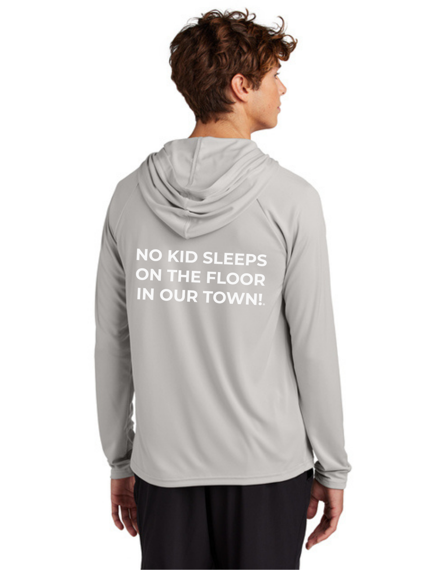 LEGACY - Hooded Performance UV Pullover (SILVER) - "SHELDON" LOGO
