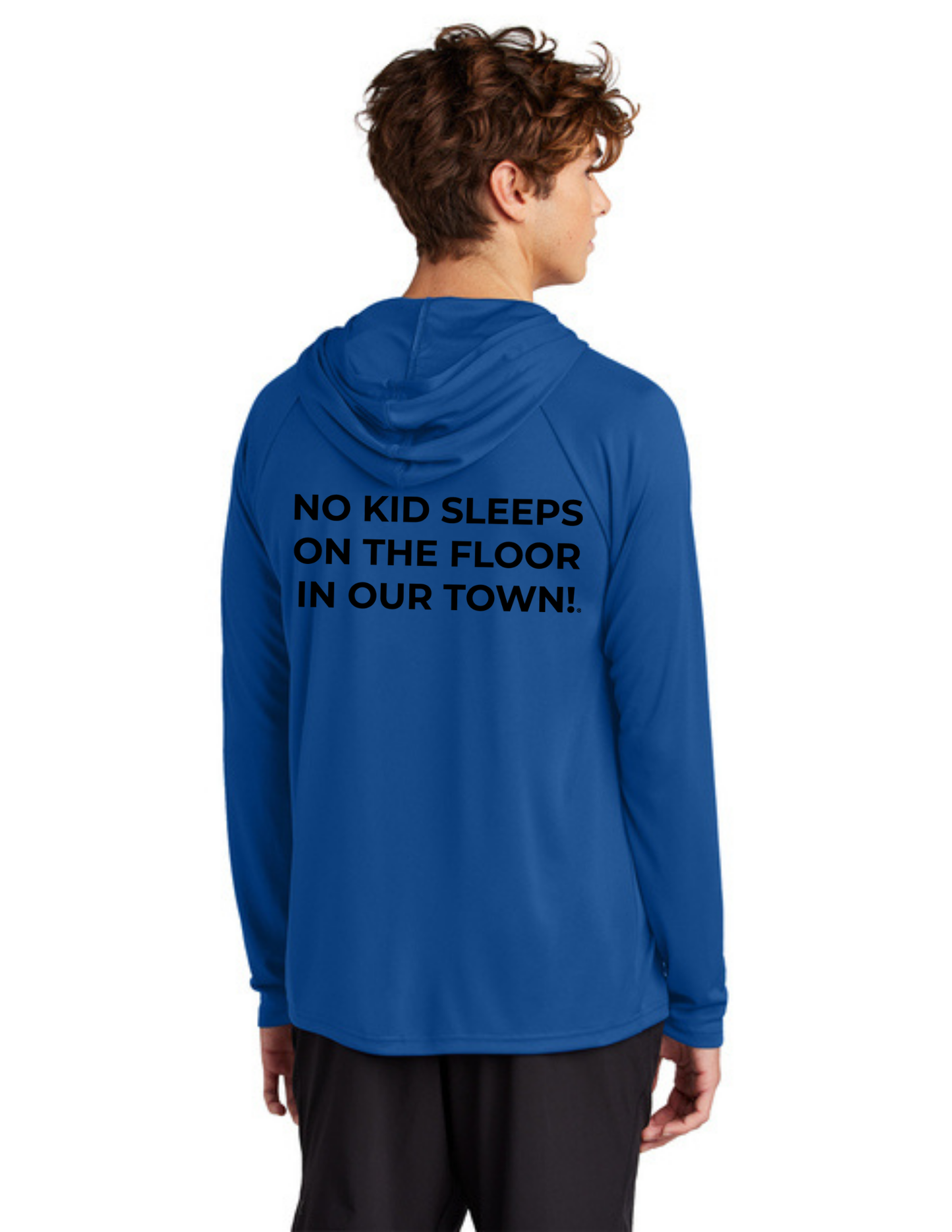 BAA 2025 - ADULT'S Hooded Performance Pullover - "Official BAA Logo" (TRUE ROYAL)