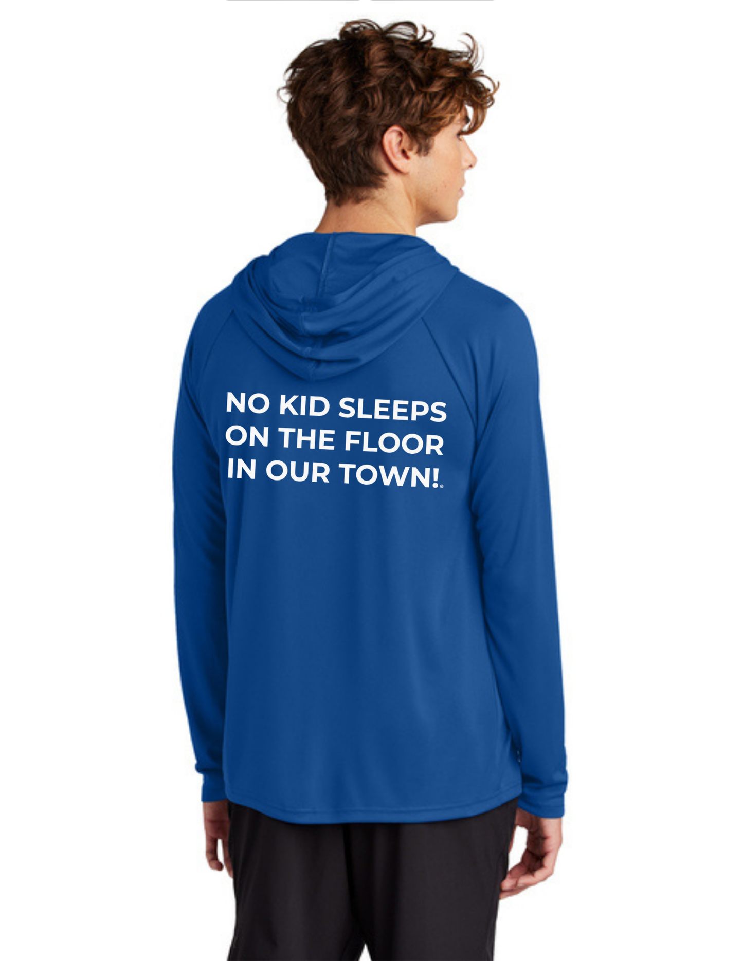 BAA 2025 - ADULT'S Hooded Performance Pullover - "Official BAA Logo" (TRUE ROYAL)
