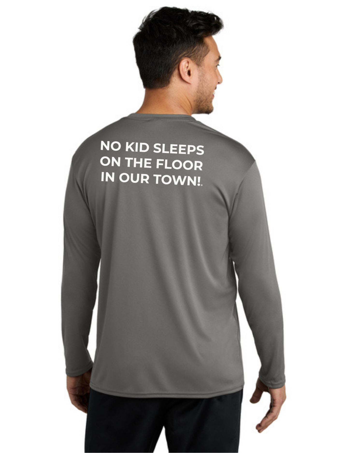 LEGACY - Long Sleeve Performance UV Shirt (GREY CONCRETE) - "ESTABLISHED" LOGO