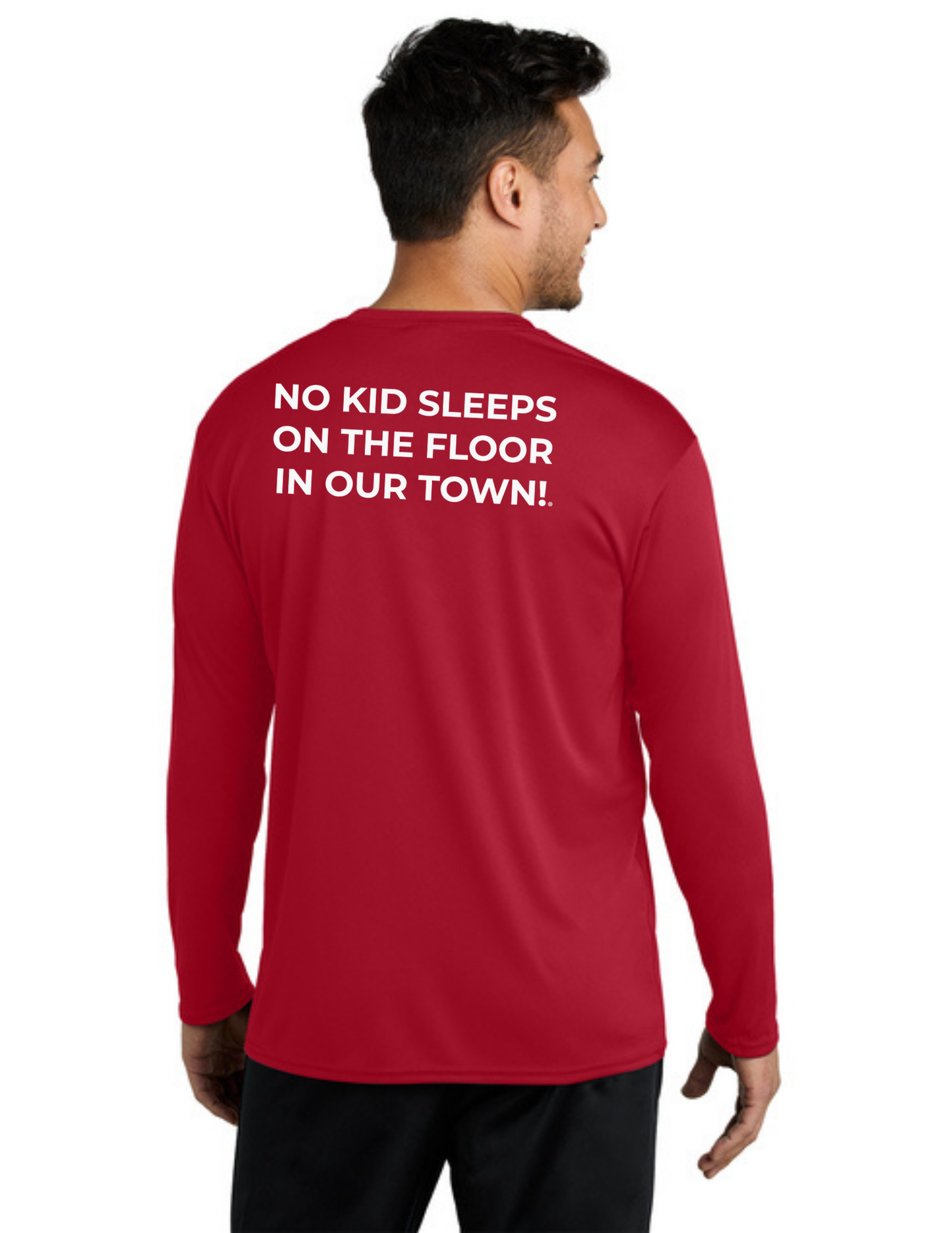 BAA 2025 - ADULT'S Long Sleeve Performance UV Shirt - "Official BAA Logo" (RED)