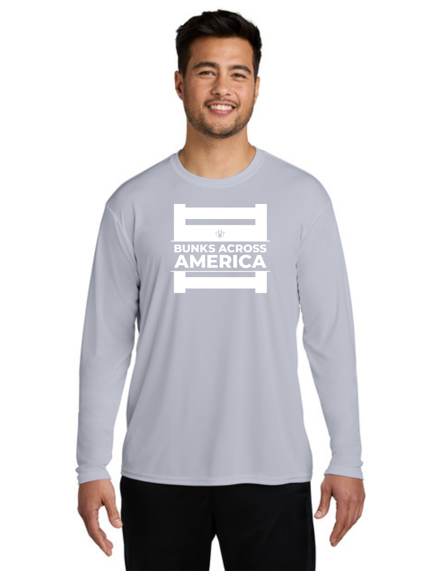 BAA 2025 - ADULT'S Long Sleeve Performance UV Shirt - "Official BAA Logo" (SILVER)