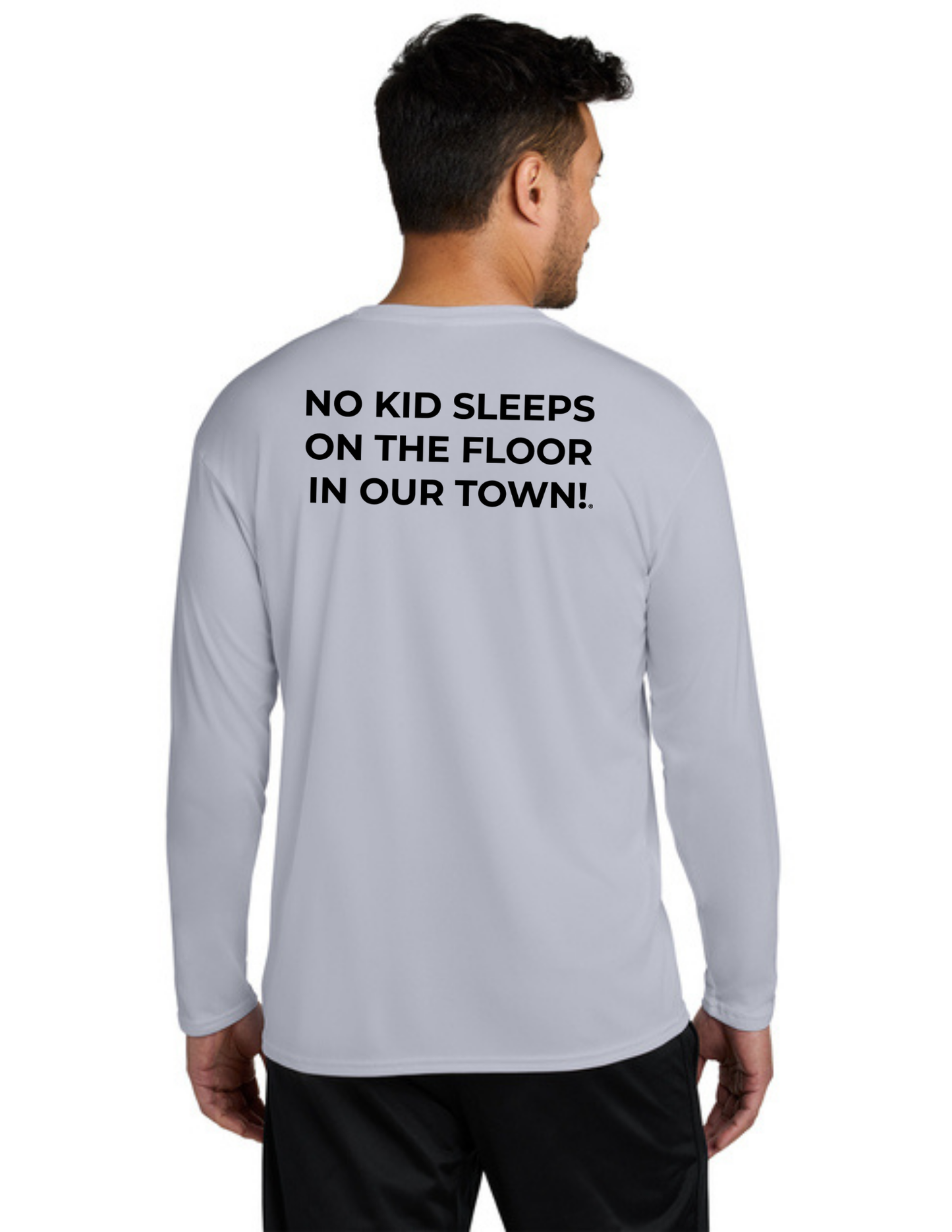 BAA 2025 - ADULT'S Long Sleeve Performance UV Shirt - "Official BAA Logo" (SILVER)