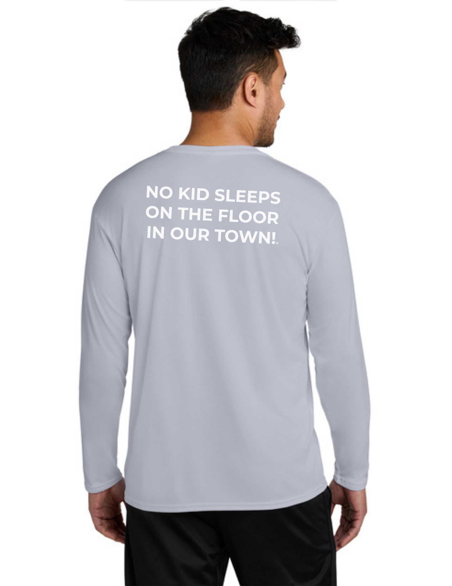 BAA 2025 - ADULT'S Long Sleeve Performance UV Shirt - "Official BAA Logo" (SILVER)