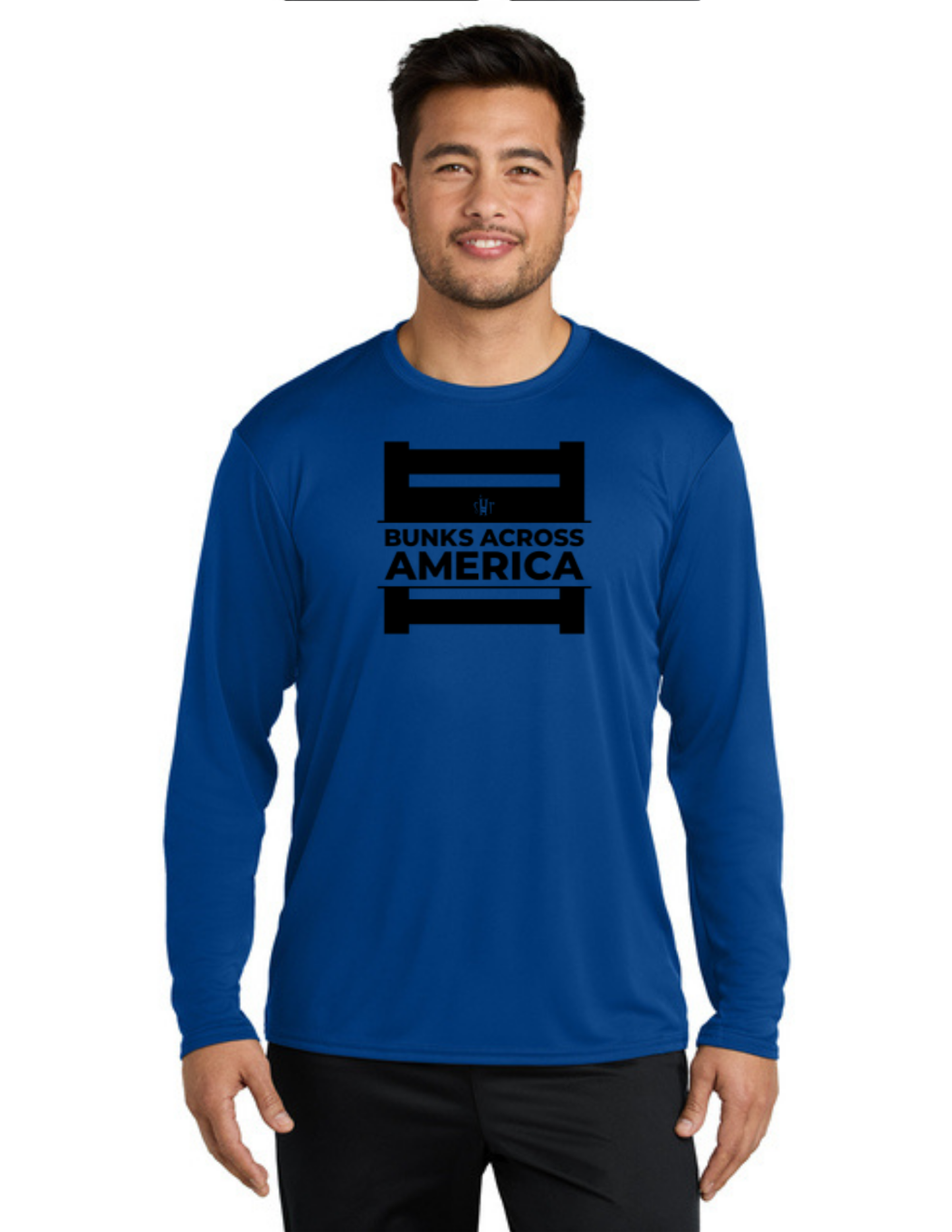 BAA 2025 - ADULT'S Long Sleeve Performance UV Shirt - "Official BAA Logo" (TRUE ROYAL)