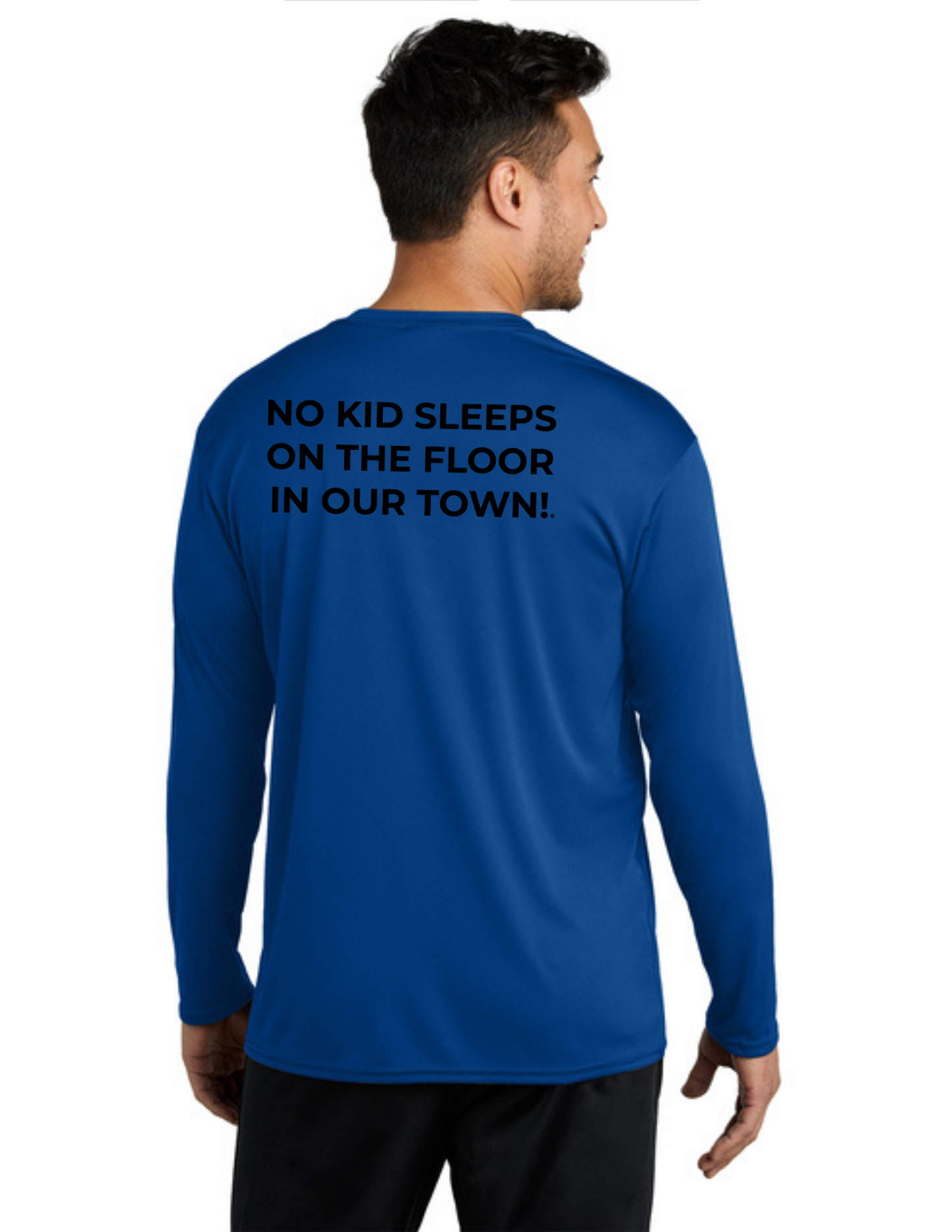 BAA 2025 - ADULT'S Long Sleeve Performance UV Shirt - "Official BAA Logo" (TRUE ROYAL)