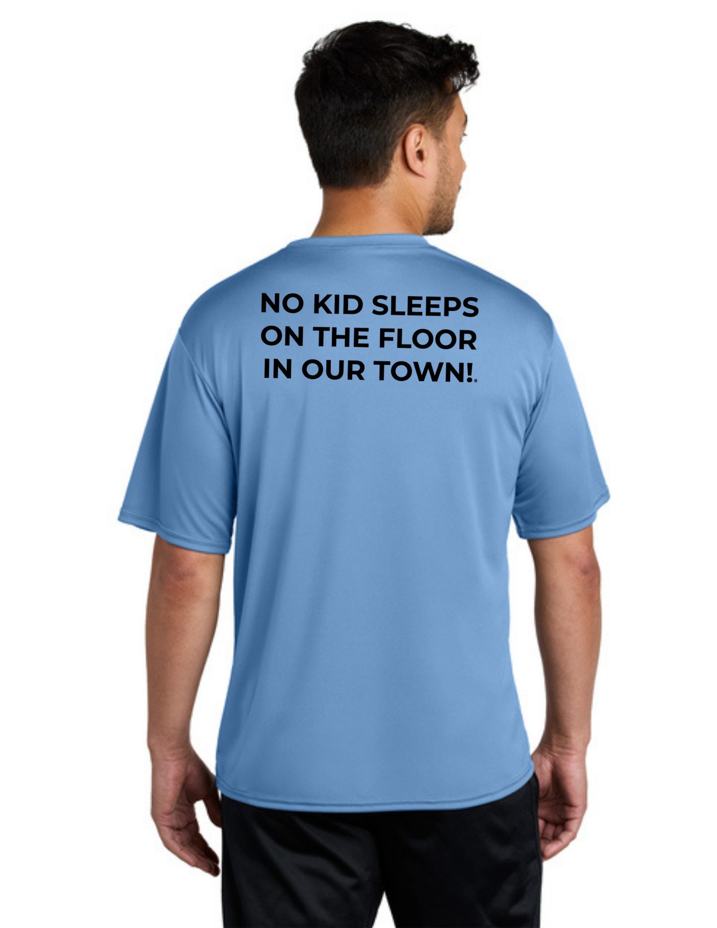 BAA 2025 - ADULT'S Performance UV Short Sleeve - "Official BAA Logo" (CAROLINA BLUE)