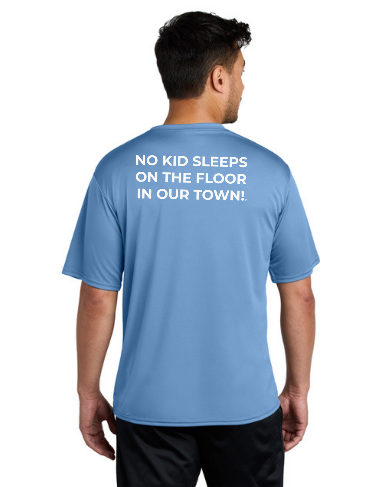 BAA 2025 - ADULT'S Performance UV Short Sleeve - "Official BAA Logo" (CAROLINA BLUE)