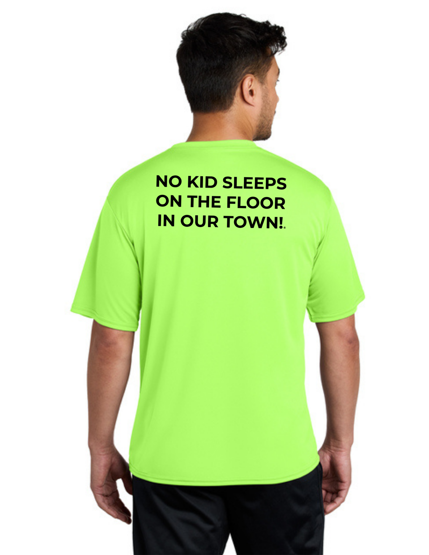 BAA 2025 - ADULT'S Performance UV Short Sleeve - "Official BAA Logo" (NEON GREEN)