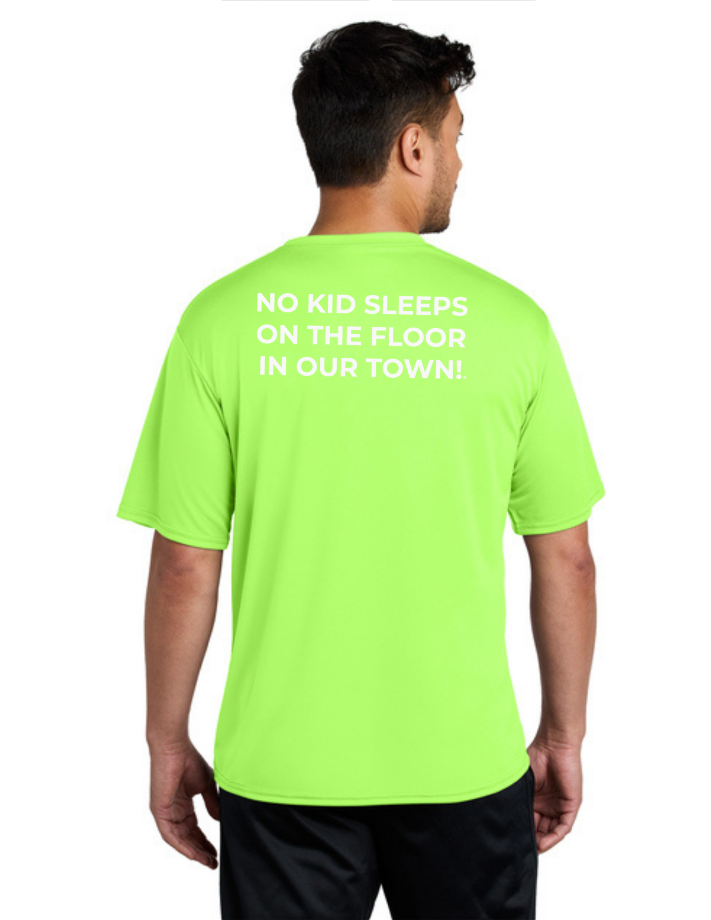 BAA 2025 - ADULT'S Performance UV Short Sleeve - "Official BAA Logo" (NEON GREEN)