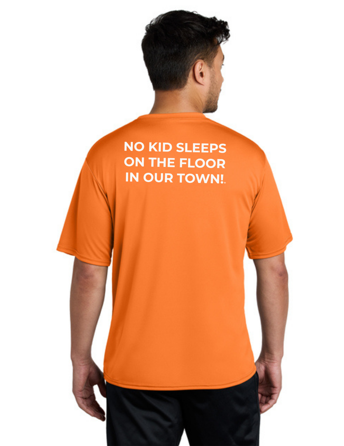LEGACY - Short Sleeve UV Performance Shirt (NEON ORANGE) - "SHELDON" LOGO