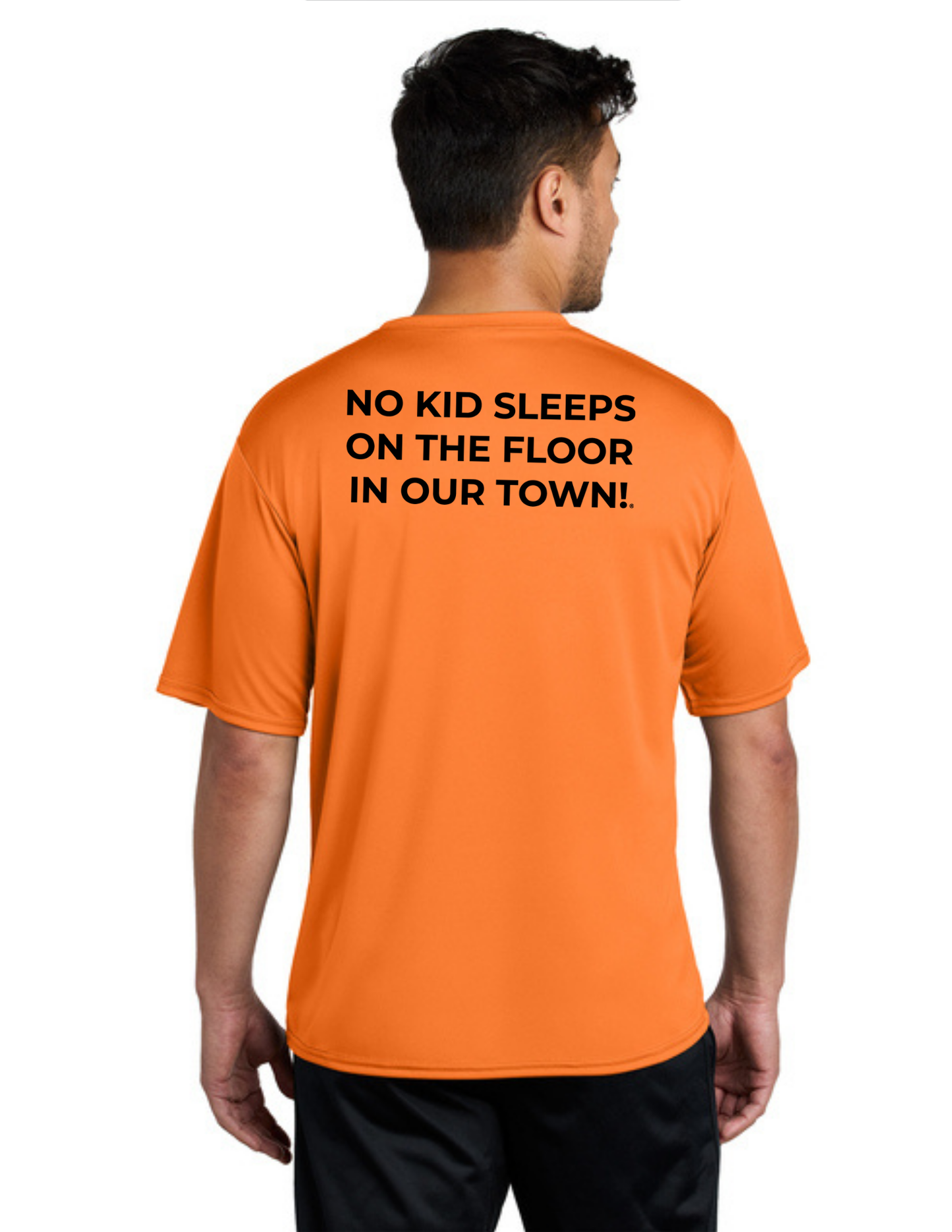 BAA 2025 - ADULT'S Performance UV Short Sleeve - "Official BAA Logo" (NEON ORANGE)