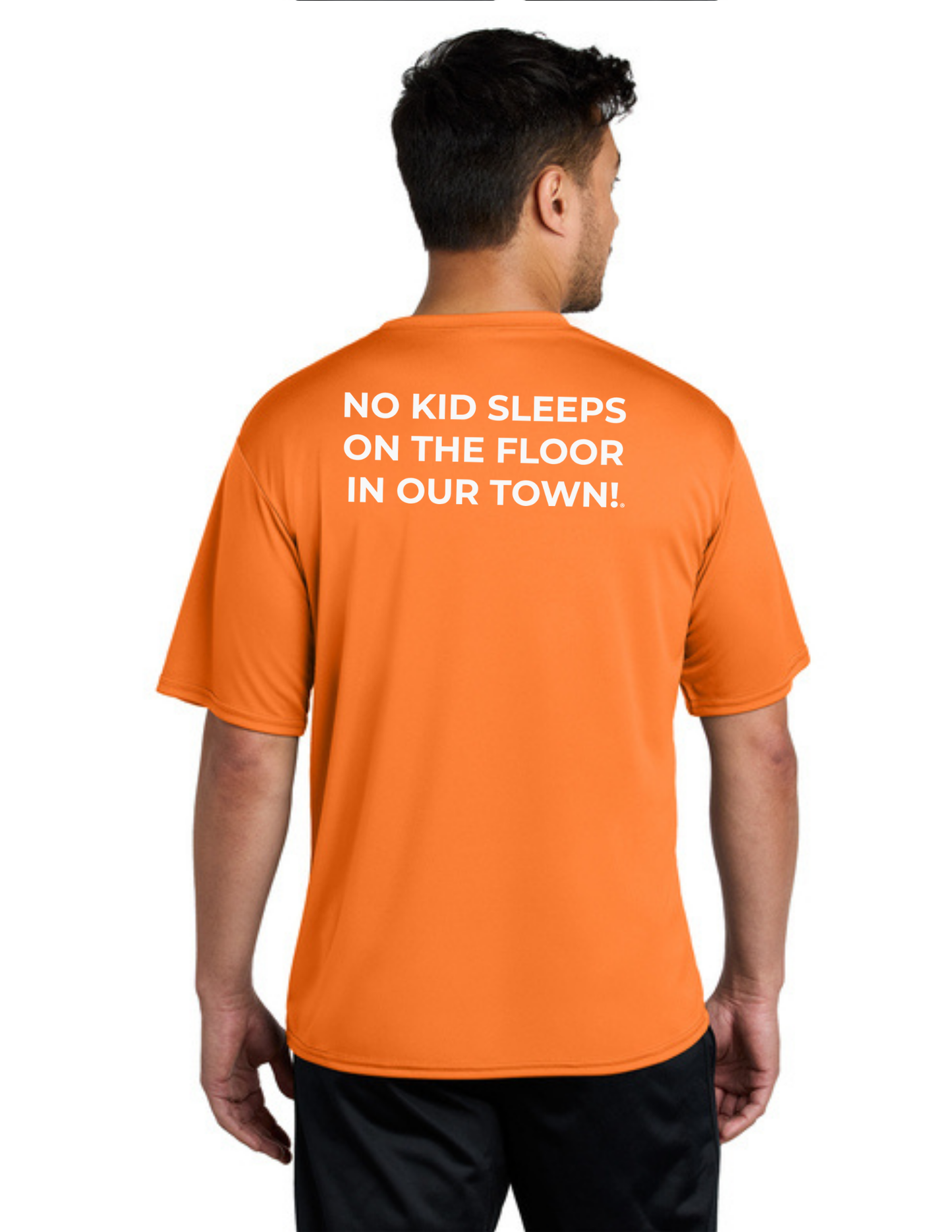 BAA 2025 - ADULT'S Performance UV Short Sleeve - "Official BAA Logo" (NEON ORANGE)