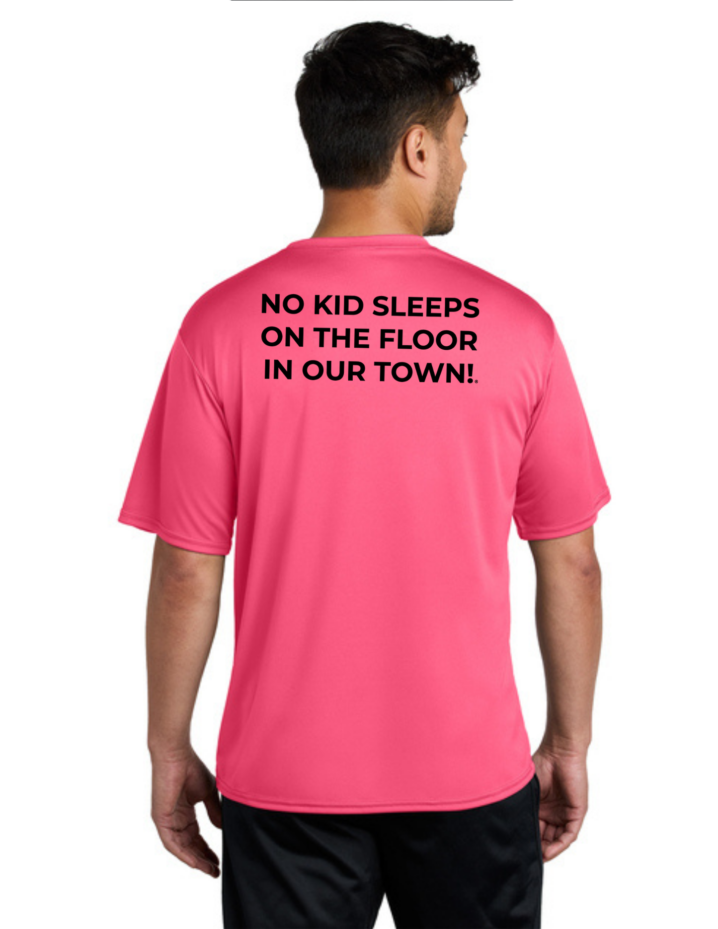 BAA 2025 - ADULT'S Performance UV Short Sleeve - "Official BAA Logo" (NEON PINK)