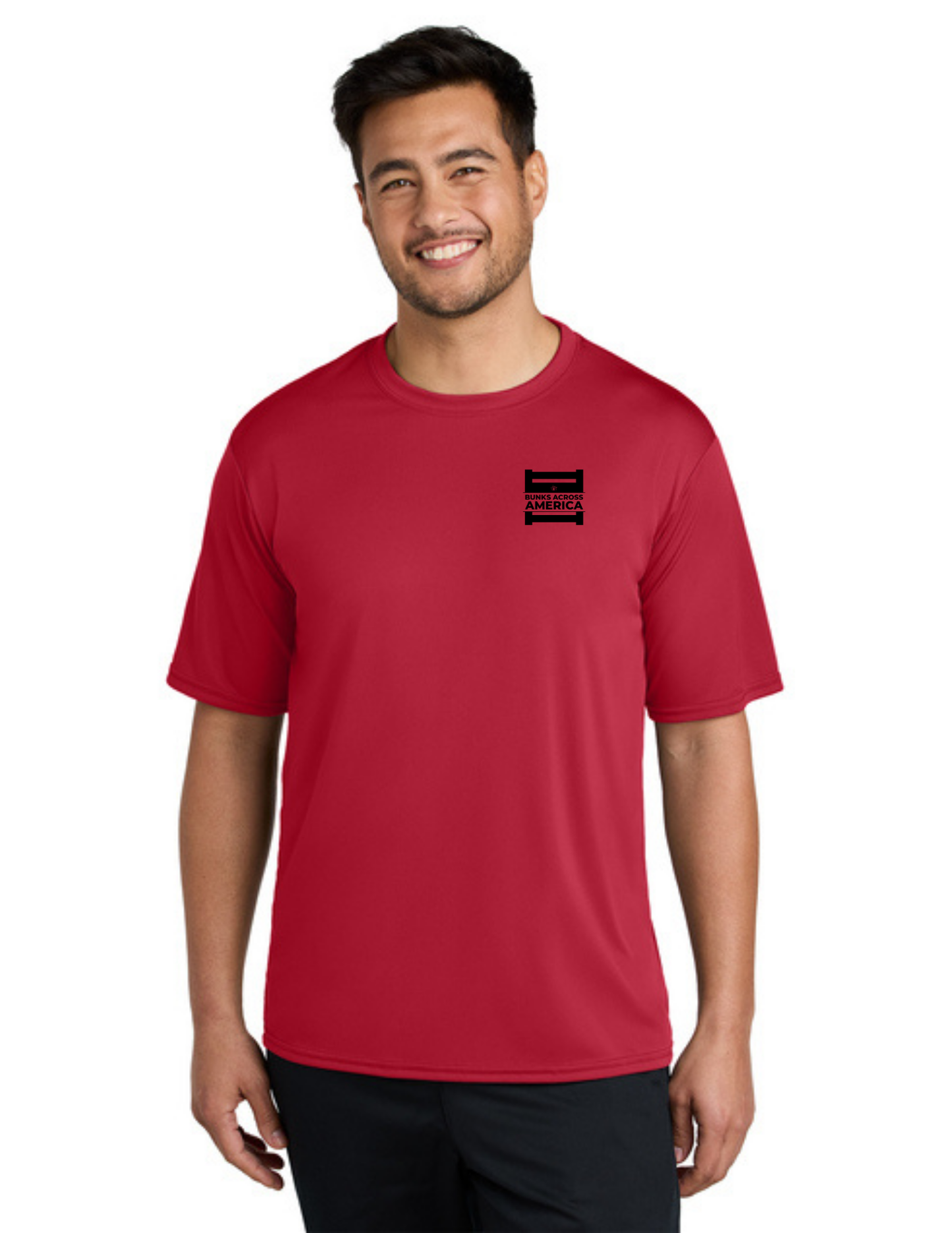 BAA 2025 - ADULT'S Performance UV Short Sleeve - "Official BAA Logo" (RED)