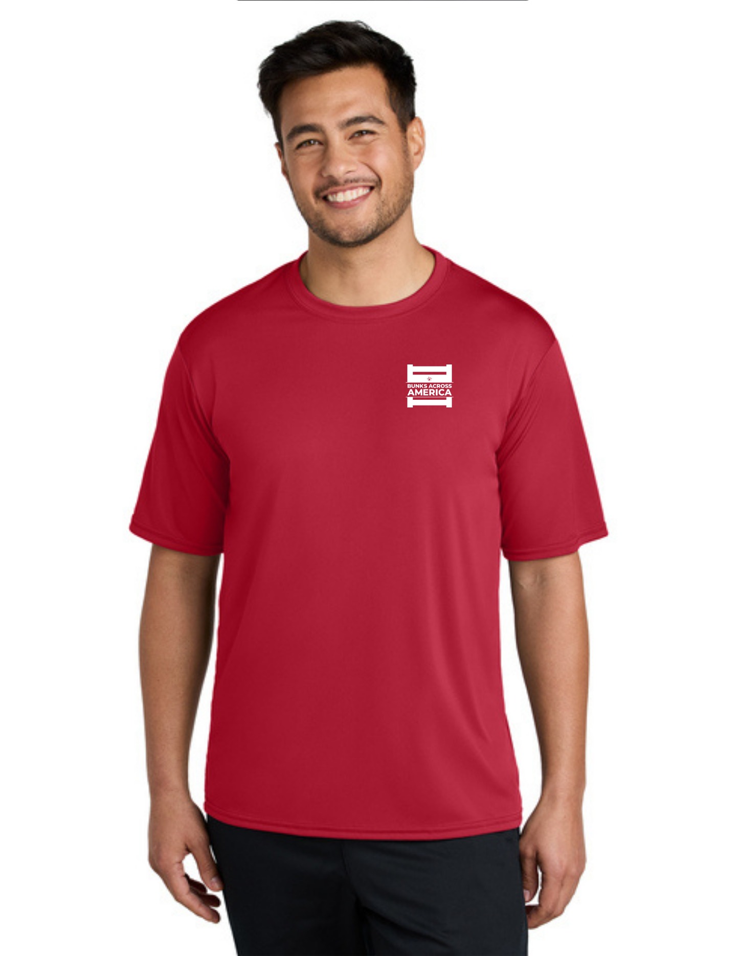 BAA 2025 - ADULT'S Performance UV Short Sleeve - "Official BAA Logo" (RED)