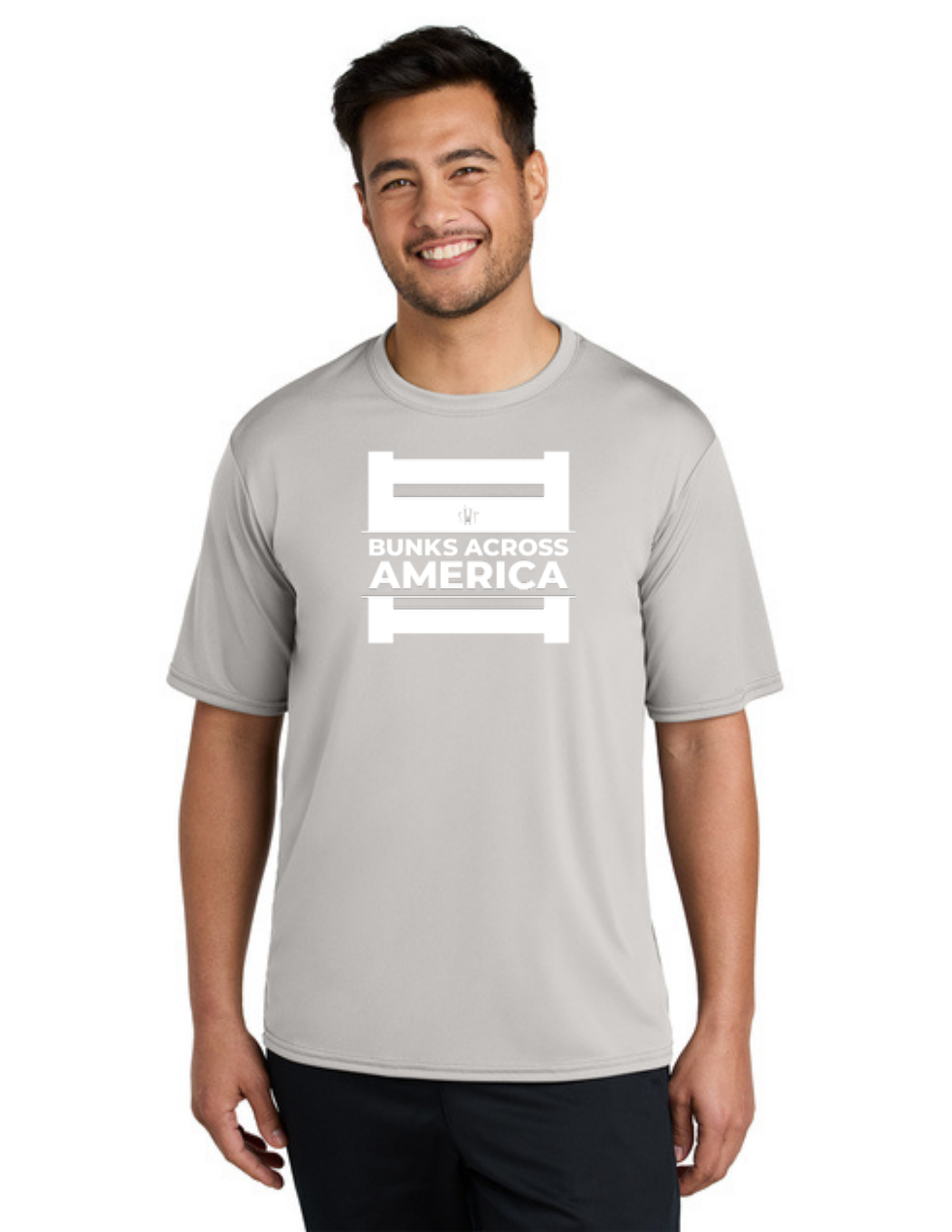 BAA 2025 - ADULT'S Performance UV Short Sleeve - "Official BAA Logo" (SILVER)