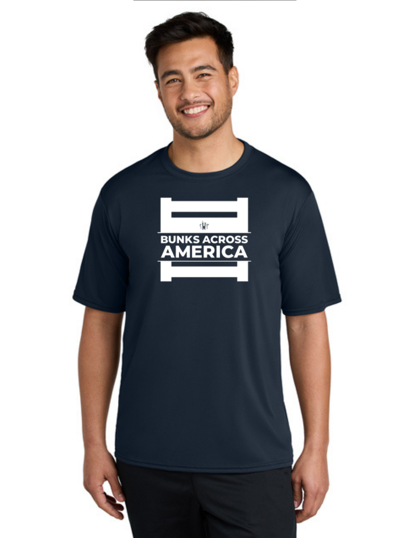 BAA 2025 - ADULT'S Performance UV Short Sleeve - "Official BAA Logo" (TRUE NAVY)