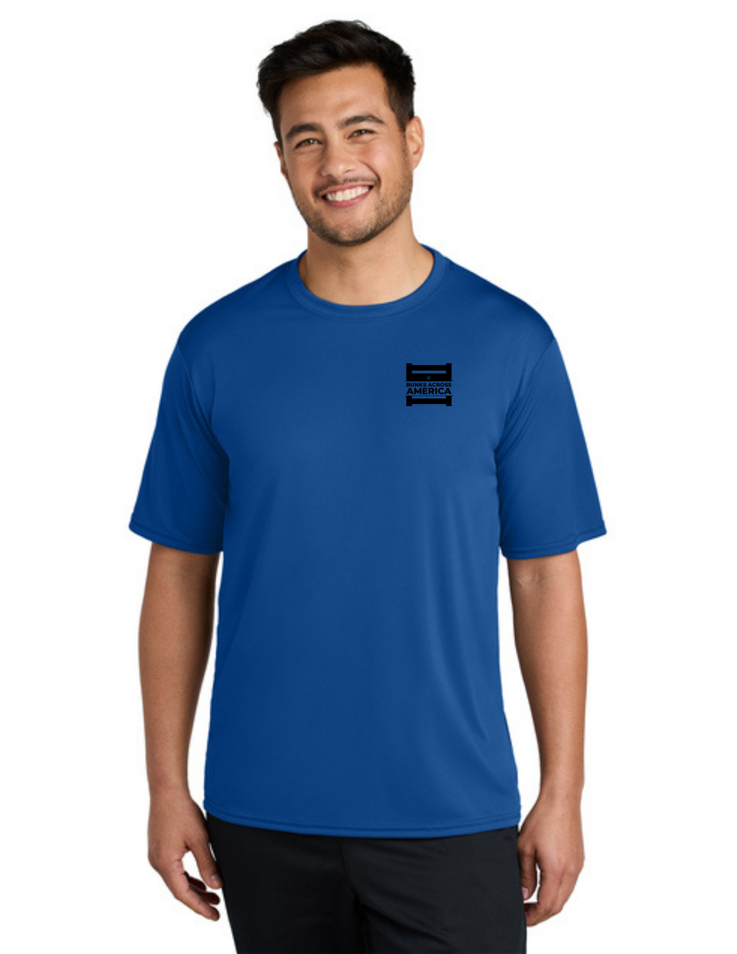 BAA 2025 - ADULT'S Performance UV Short Sleeve - "Official BAA Logo" (TRUE ROYAL)