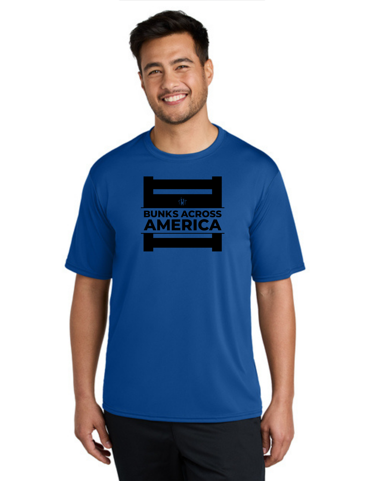 BAA 2025 - ADULT'S Performance UV Short Sleeve - "Official BAA Logo" (TRUE ROYAL)