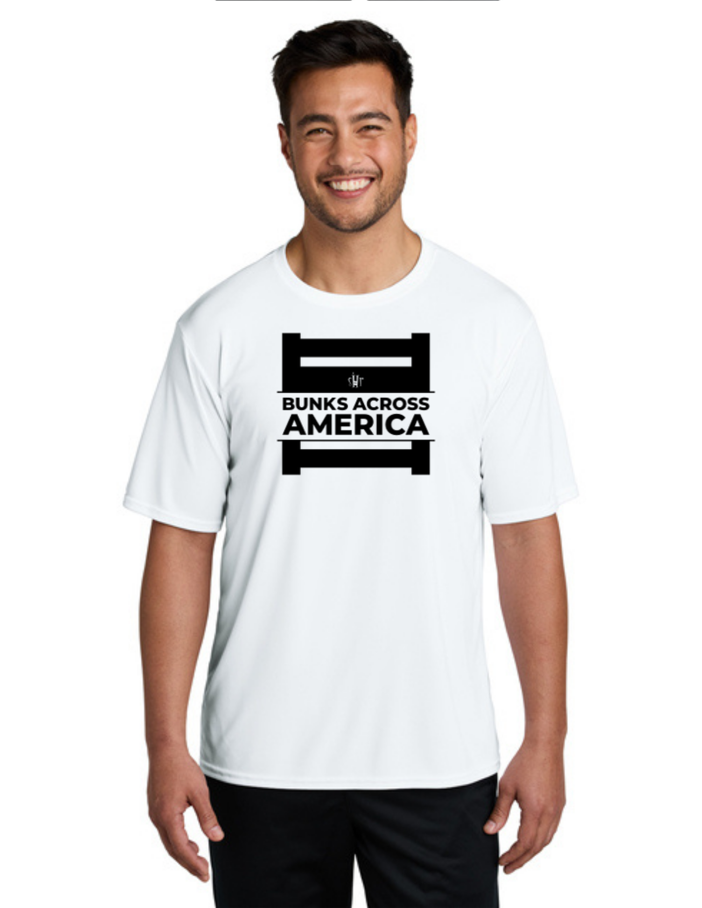 BAA 2025 - ADULT'S Performance UV Short Sleeve - "Official BAA Logo" (WHITE)