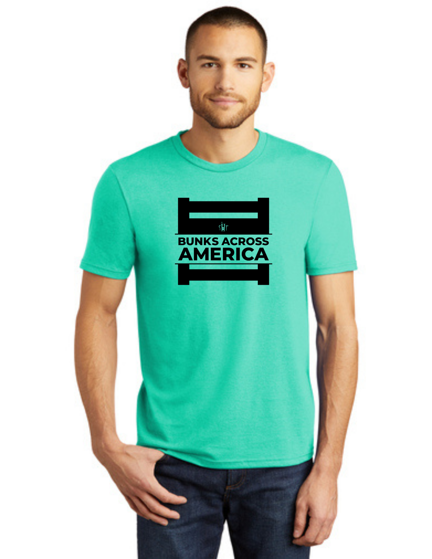 BAA 2025 - ADULT Short Sleeve - "Official BAA Logo" (AQUA)