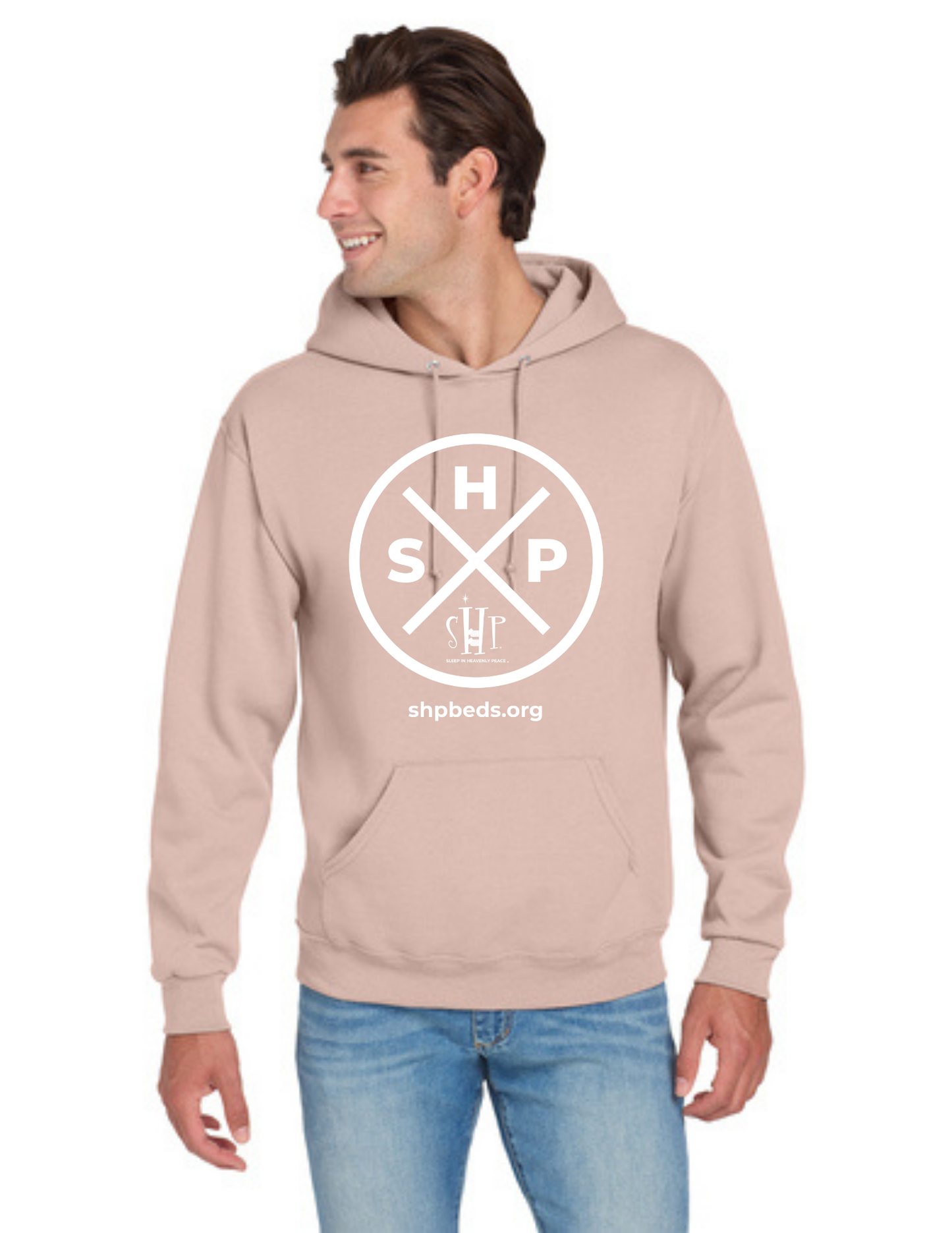 LEGACY - Hoodie (BLUSH PINK) - “SLEEP CIRCLE” LOGO