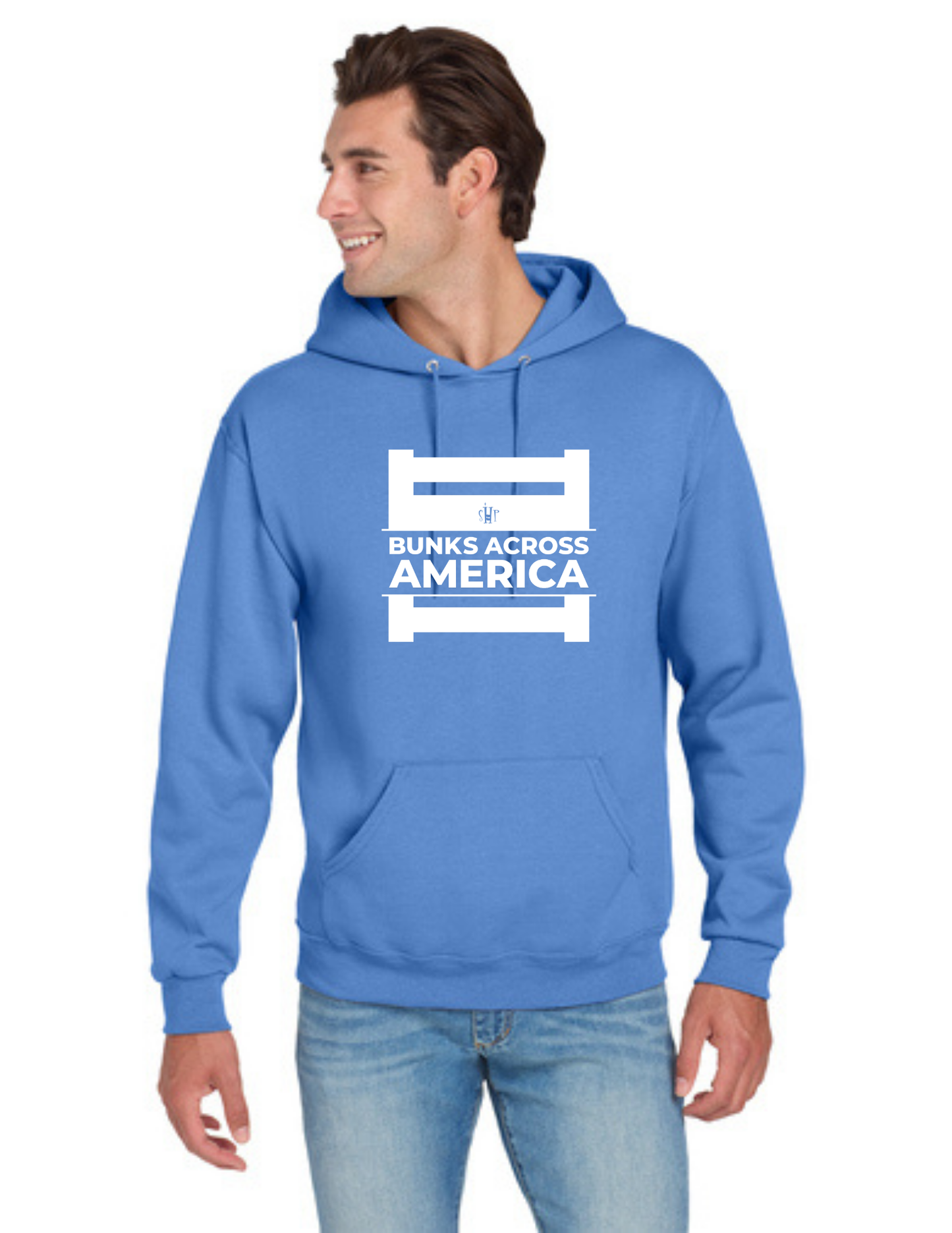 BAA 2025 - ADULT Hoodie - "Official BAA Logo" (COLUMBIA BLUE)