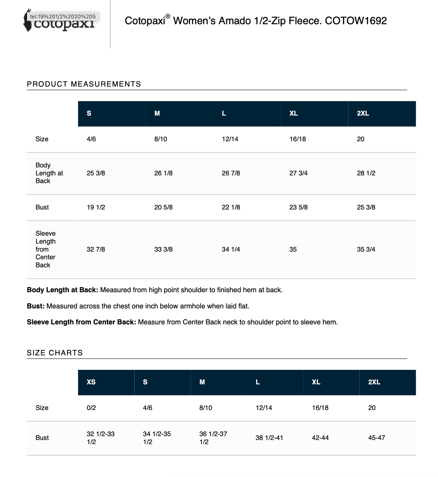 WOMEN'S - Cotopaxi Amado 1/2 Zip Fleece w/ Embroidery - (CREAM/ FJORD)