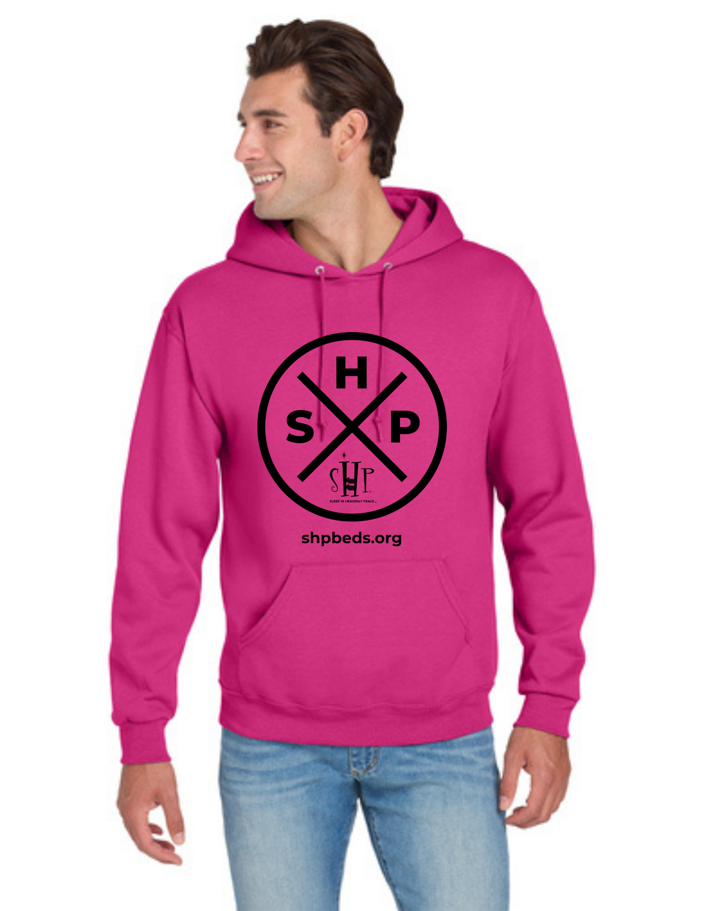 LEGACY - Hoodie (CYBER PINK) - “SLEEP CIRCLE” LOGO
