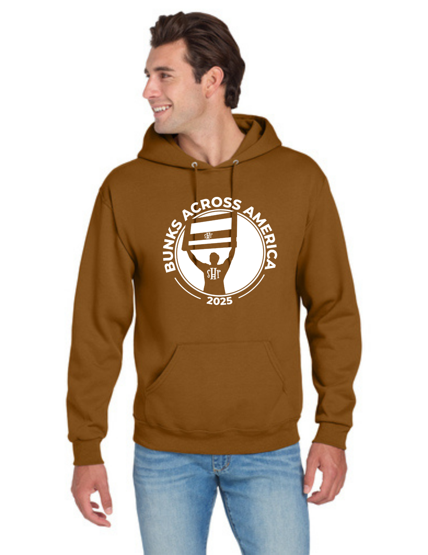 BAA 2025 - ADULT Hoodie - "Headboard Logo" (GOLDEN PECAN)