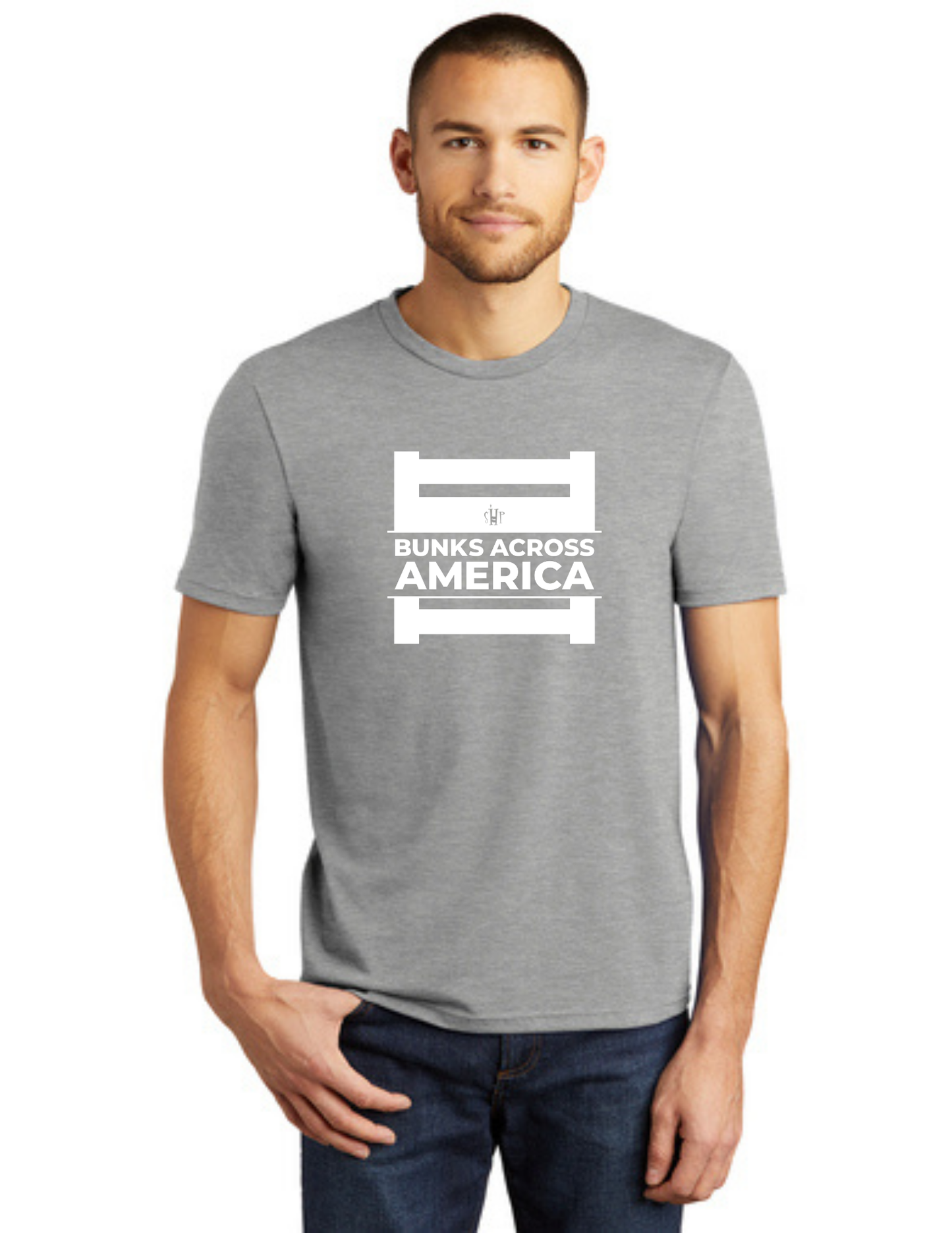 BAA 2025 - ADULT Short Sleeve - "Official BAA Logo" (HEATHERED GREY)