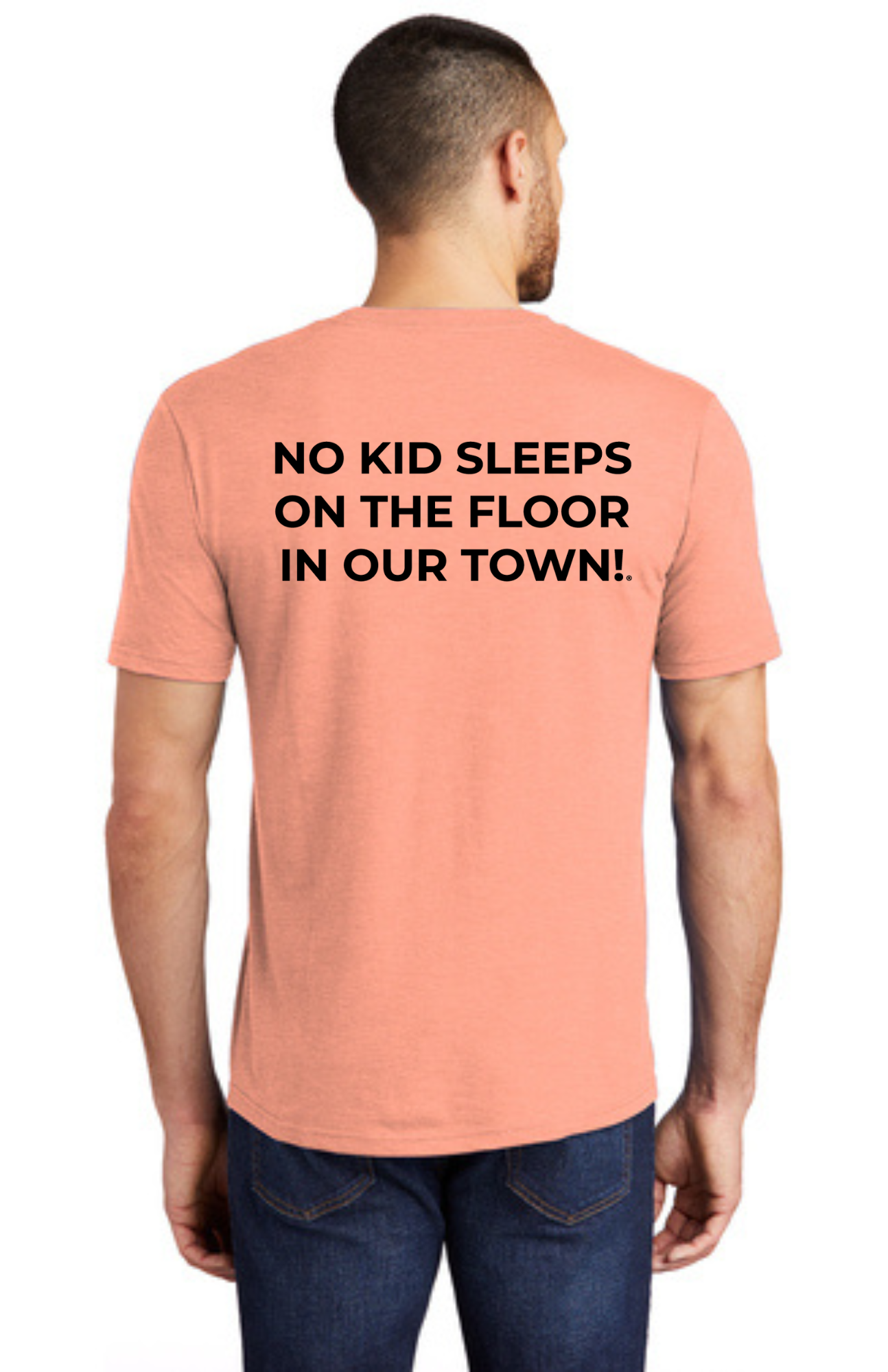 LEGACY - Short Sleeve (HEATHERED DUSTY PEACH) - “SLEEP CIRCLE” LOGO