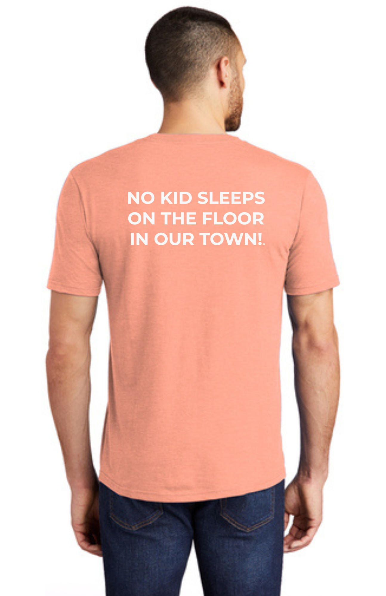 LEGACY - Short Sleeve (HEATHERED DUSTY PEACH) - “SLEEP CIRCLE” LOGO