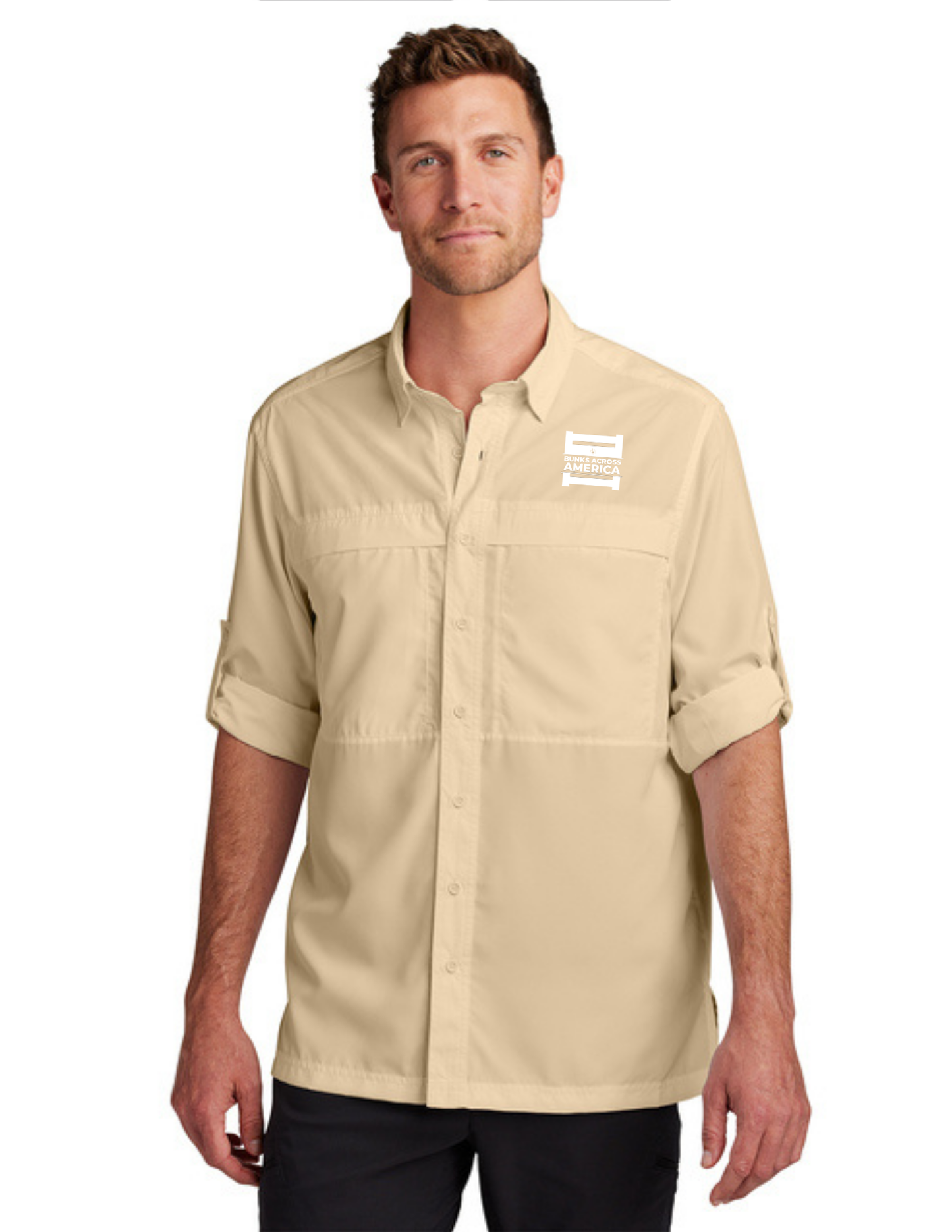 BAA 2025 - MEN'S UV Daybreak Shirt Long Sleeve w/ Embroidery - "Official BAA Logo" (OAT)