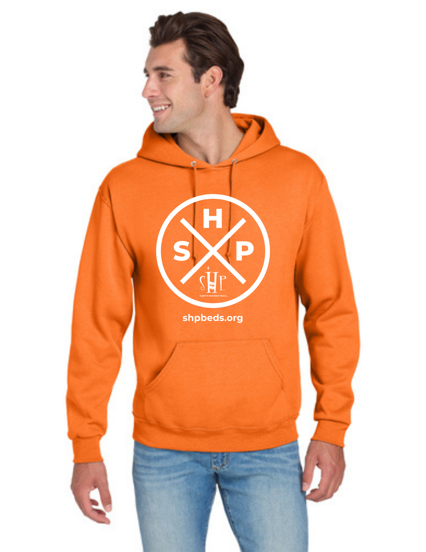 LEGACY - Hoodie (SAFETY ORANGE) - “SLEEP CIRCLE” LOGO