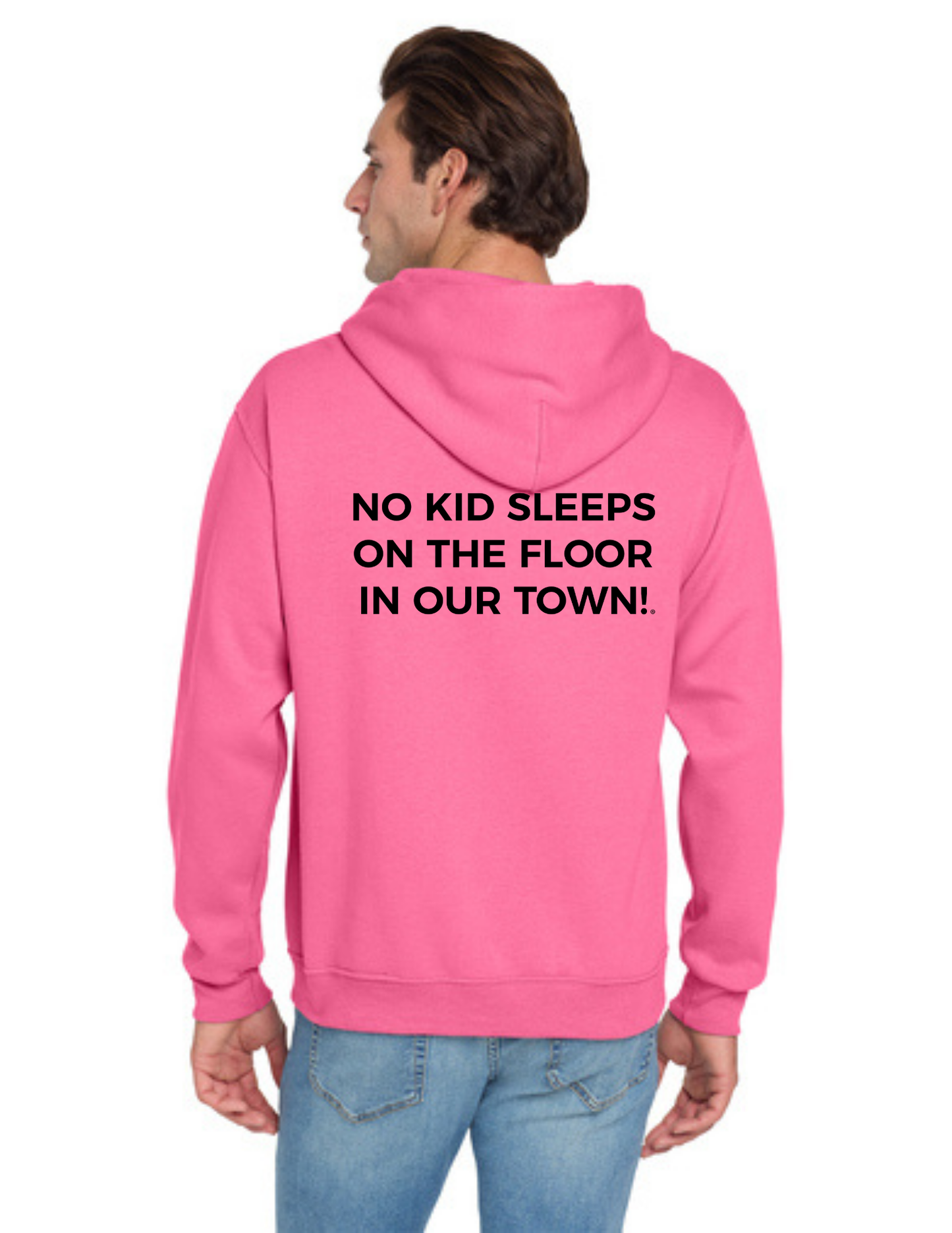BAA 2025 - ADULT Hoodie - "Headboard Logo" (NEON PINK)