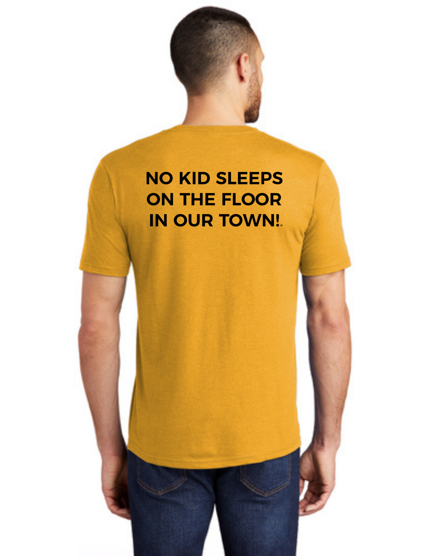 BAA 2025 - ADULT Short Sleeve - "Official BAA Logo" (OCHRE YELLOW HEATHER)