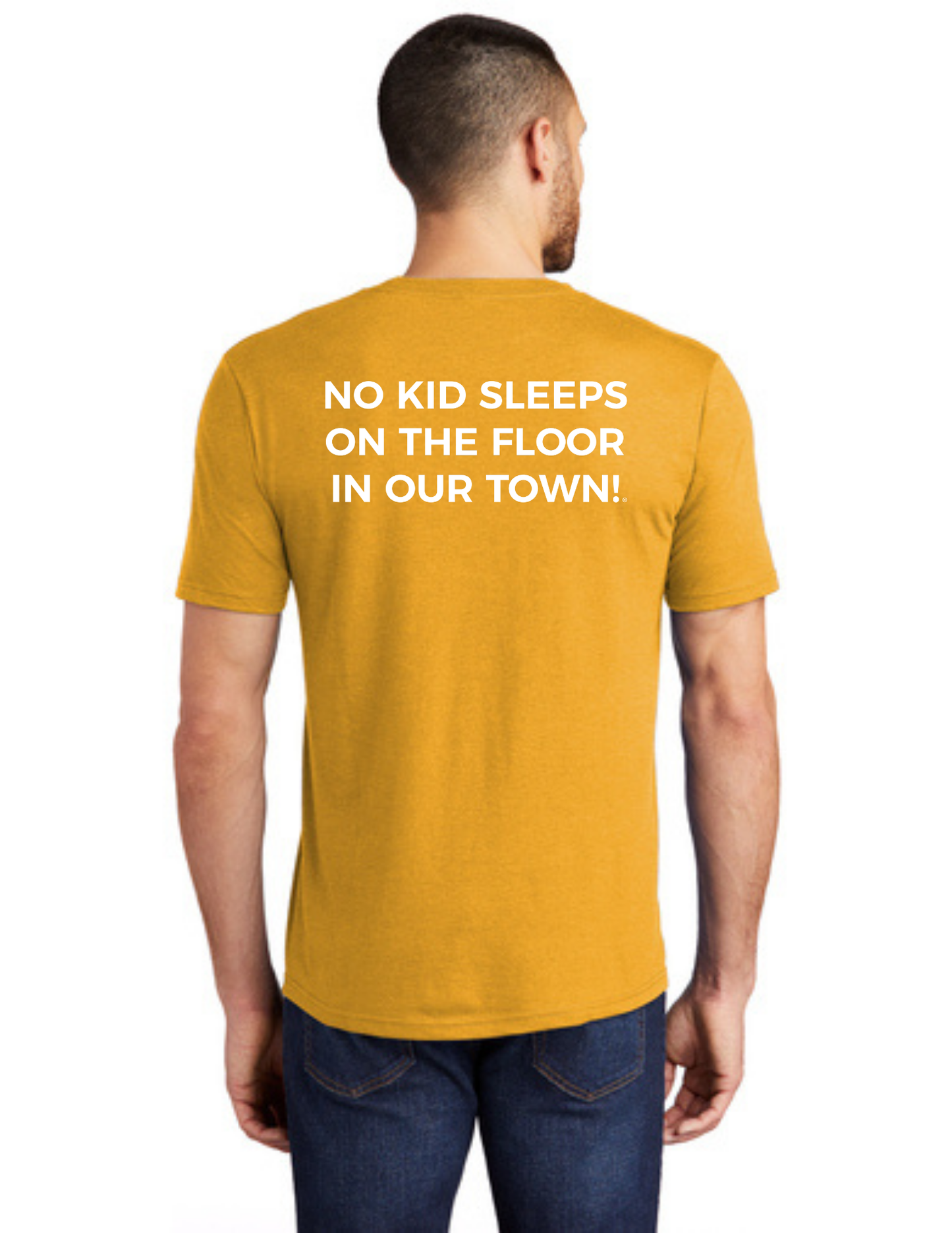 BAA 2025 - ADULT Short Sleeve - "Official BAA Logo" (OCHRE YELLOW HEATHER)