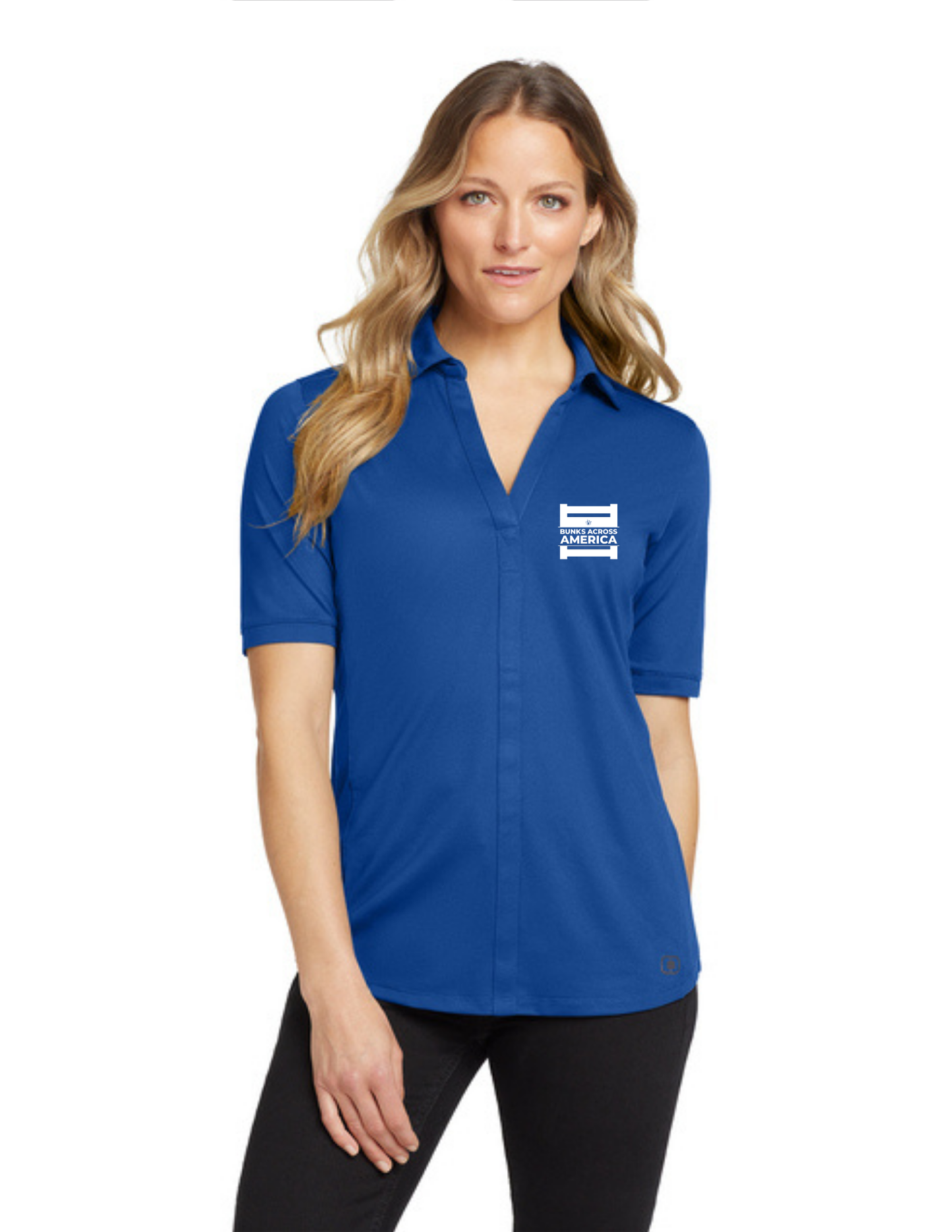 BAA 2025 - OGIO WOMEN'S Performance Polo w/ Embroidery - "Official BAA Logo" (ENZYME BLUE)