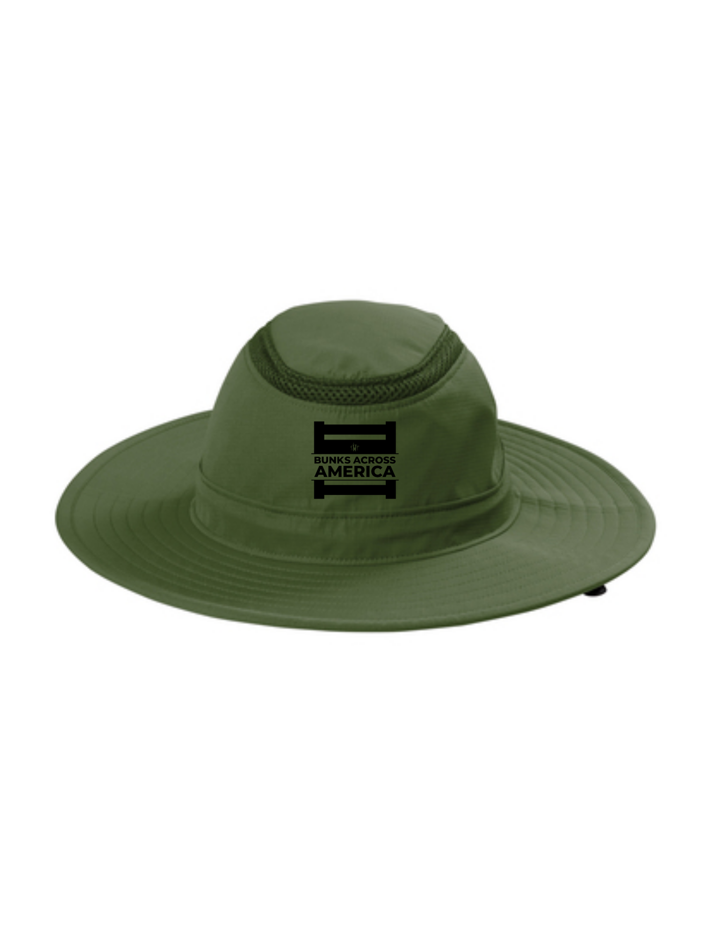 BAA 2025 - Wide Brim Hat w/ Embroidery - "Official BAA Logo" (OLIVE LEAF)