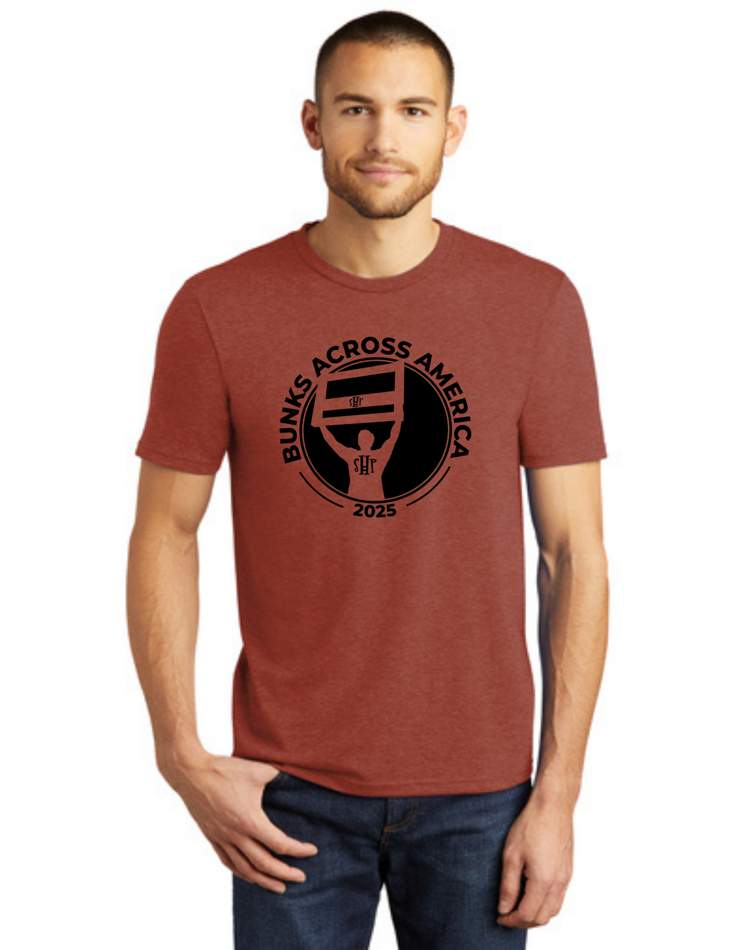 BAA 2025 - ADULT Short Sleeve - "Headboard Logo" (RUSSET)