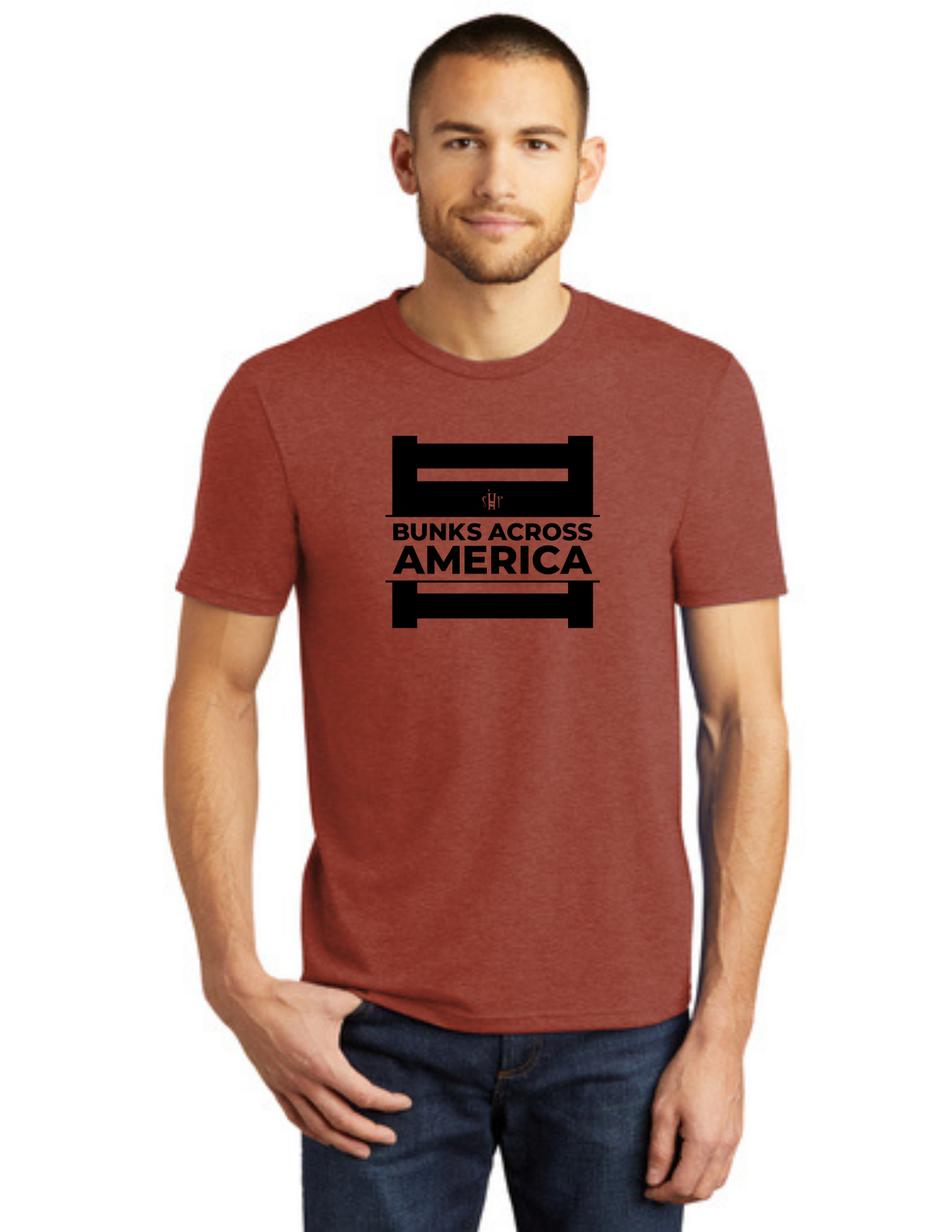 BAA 2025 - ADULT Short Sleeve - "Official BAA Logo" (RUSSET)