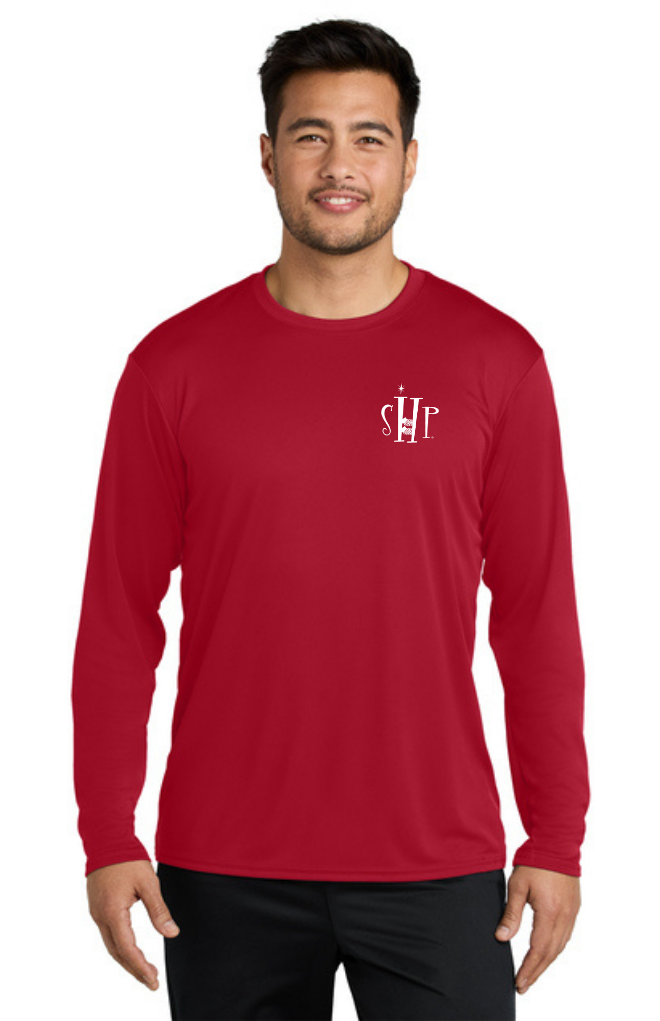 ADULT'S Long Sleeve Performance UV Shirt (RED)