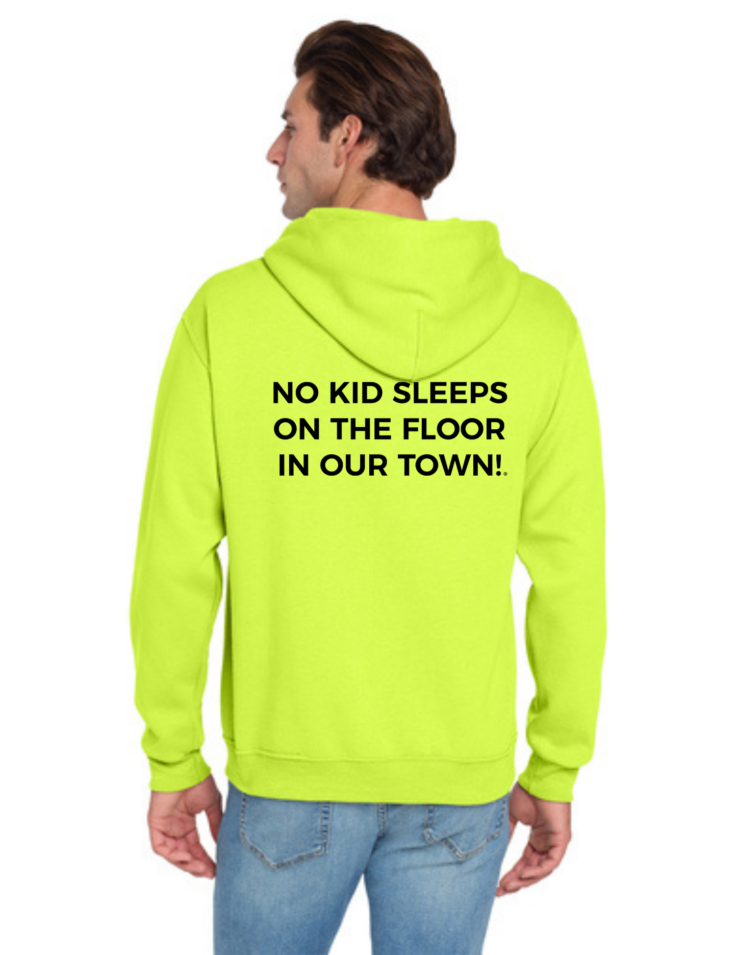 BAA 2025 - ADULT Hoodie - "Headboard Logo" (SAFETY GREEN)
