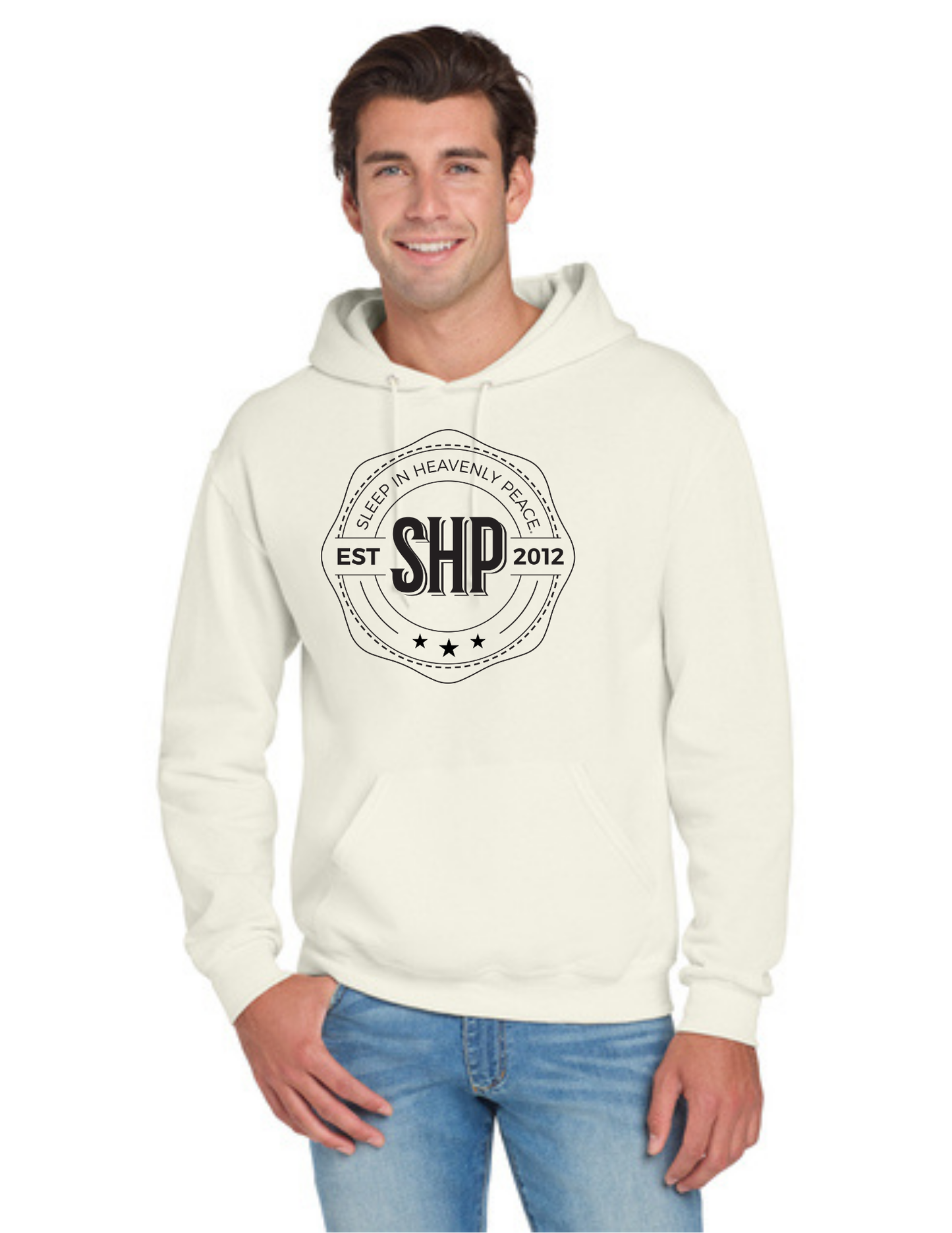 LEGACY - Hoodie (SWEET CREAM HEATHER) - "ESTABLISHED" LOGO